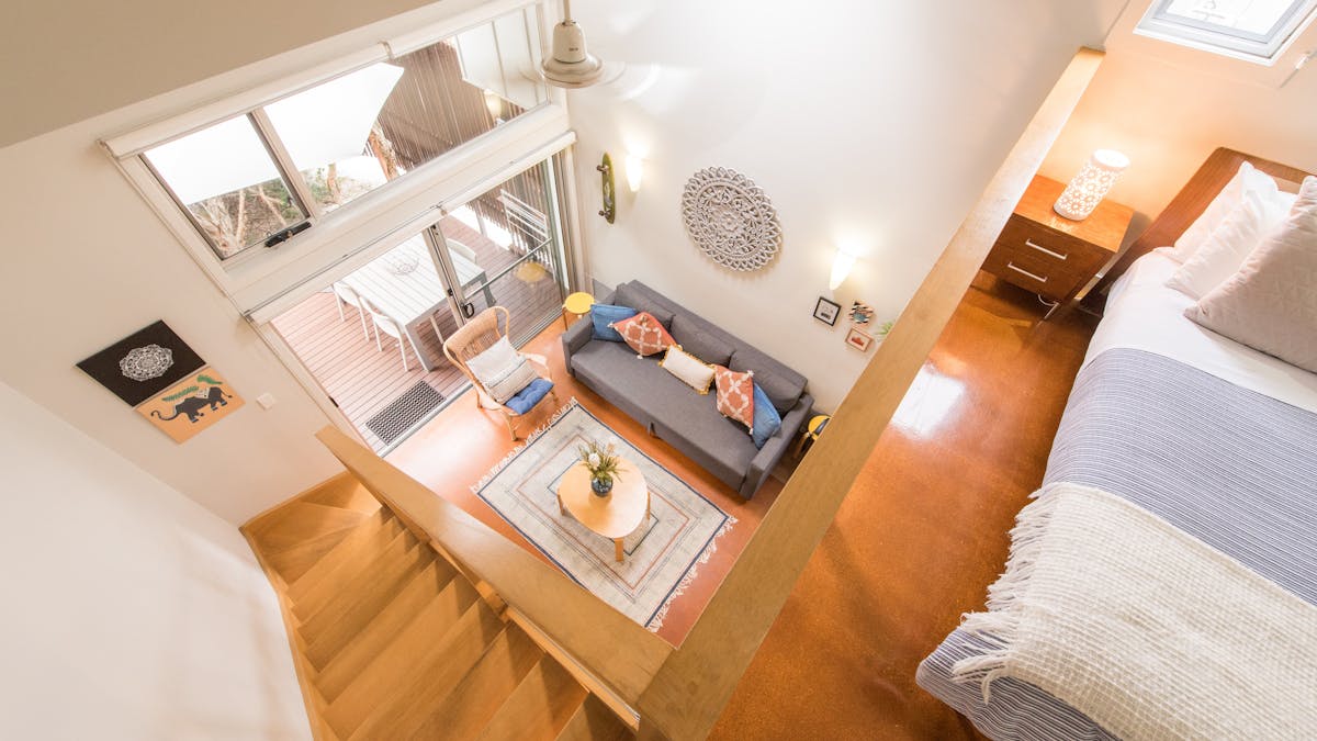Allure Stradbroke Resort Beach Shack Loft Bedroom