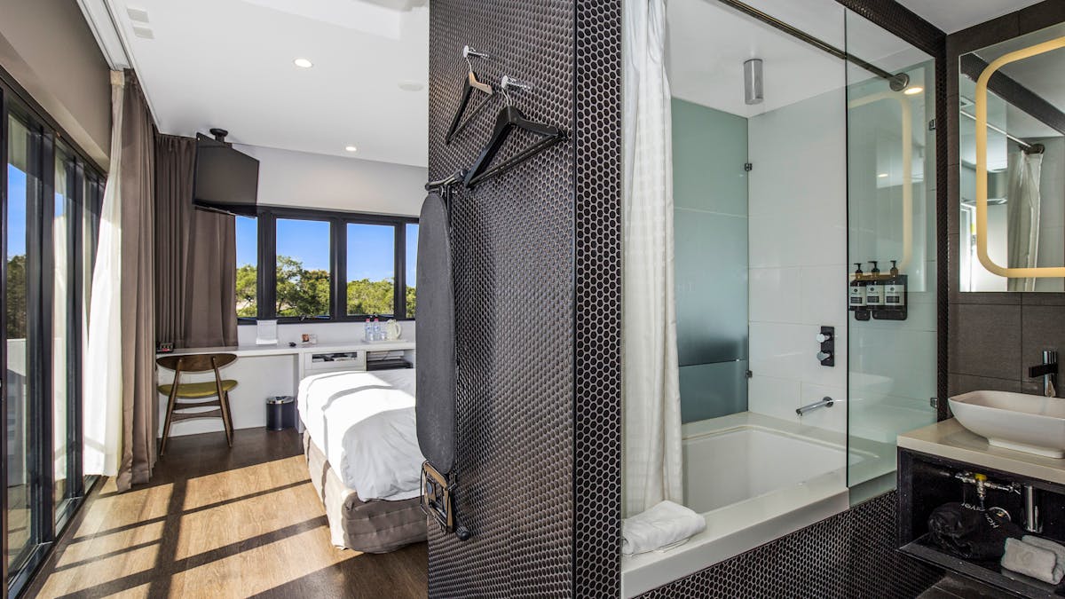 A therapeutic Queen bed and luxurious Goose Down Pillow and Duvets to ensure a good night’s sleep.