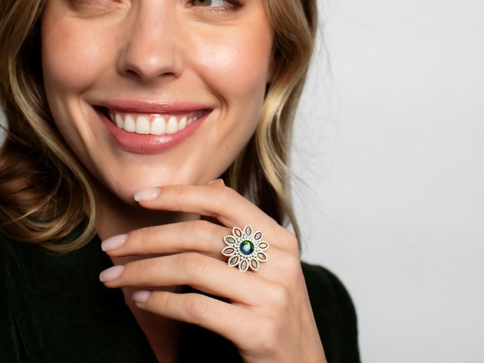 Opal Minded Black Opal Ring