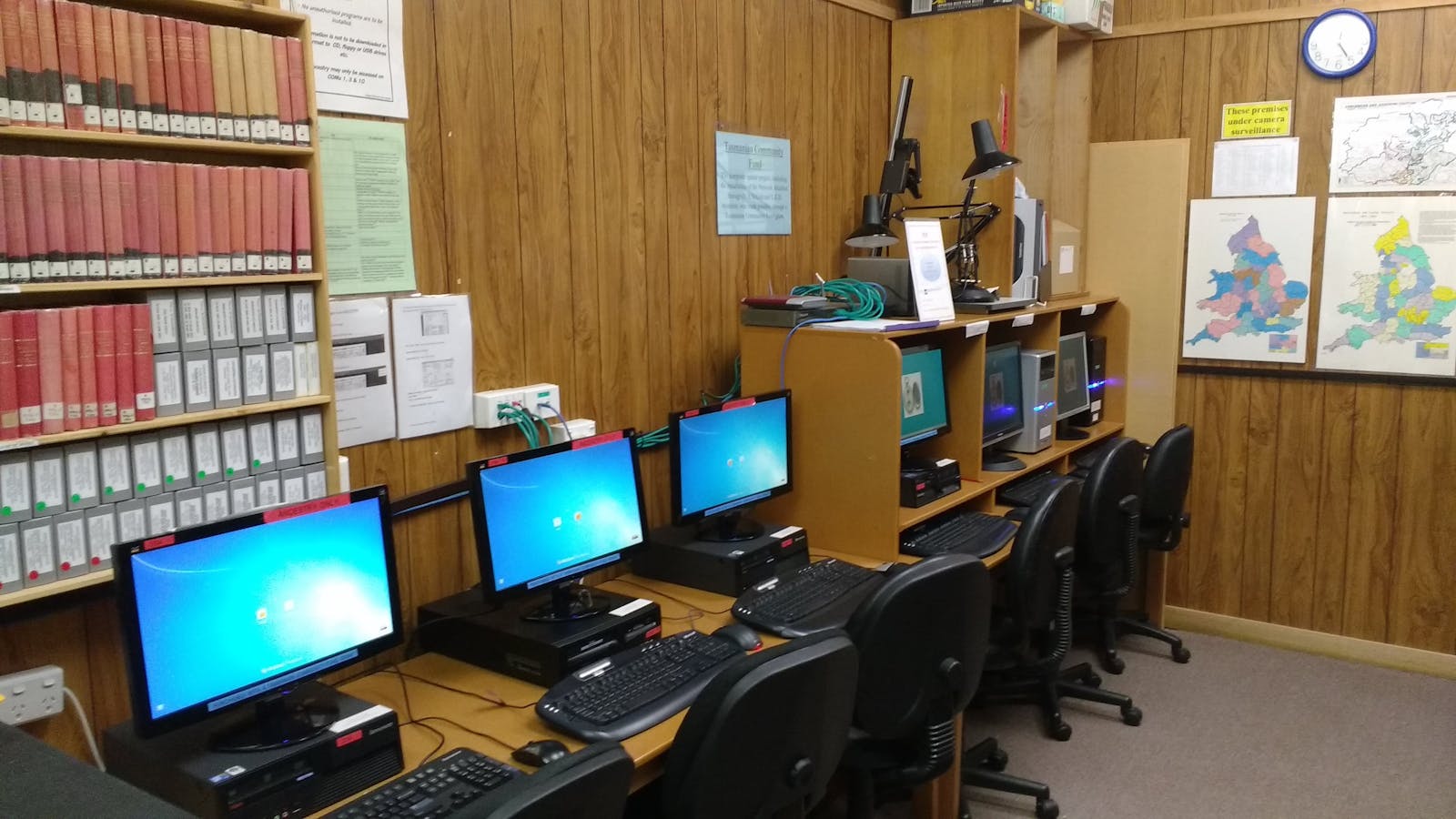 Computer room at TFHS Inc.