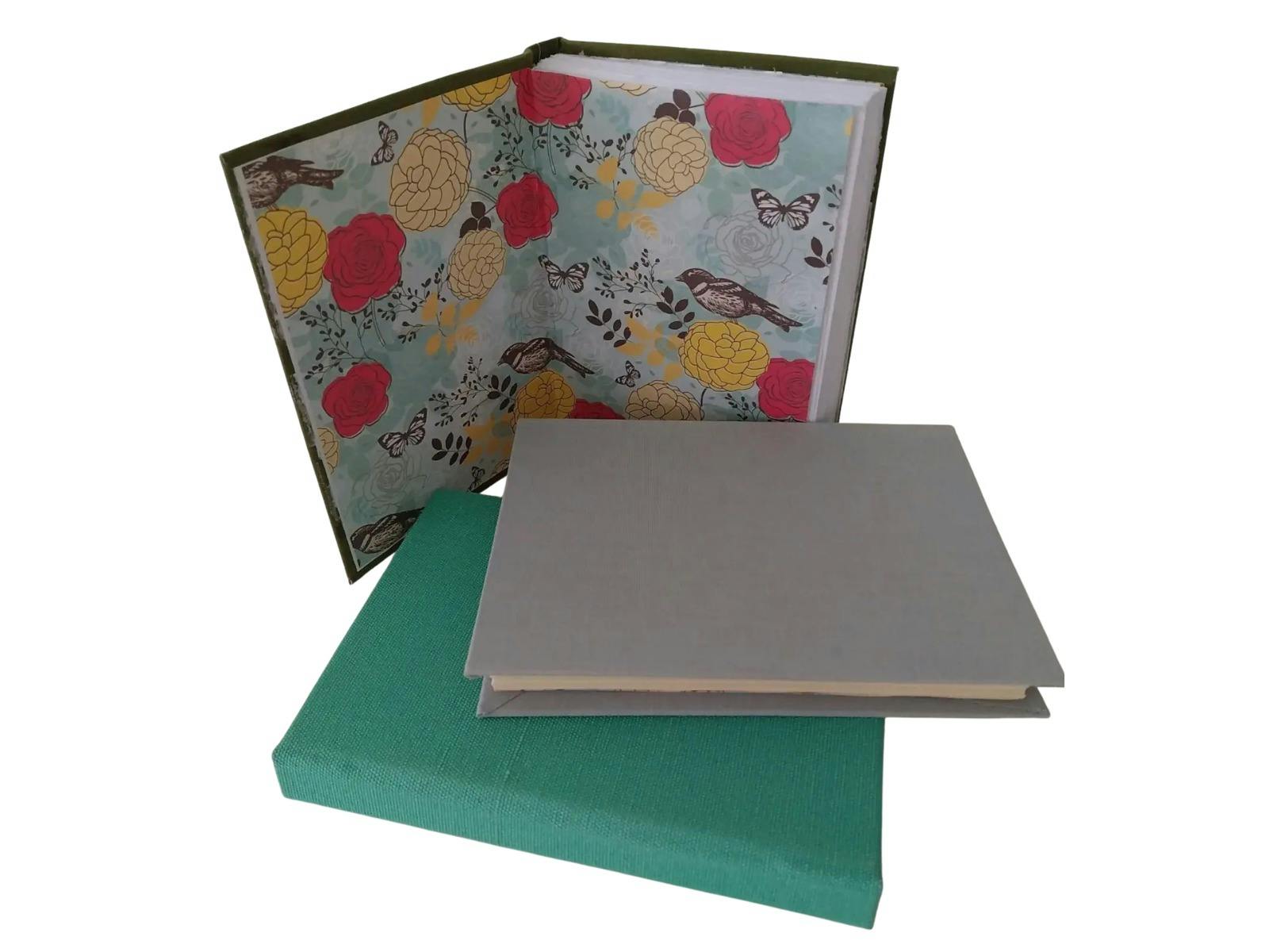 Three bound books