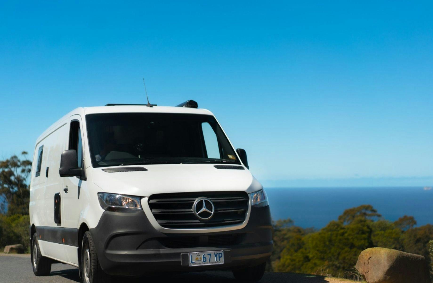 Mercedes Premium Campervan available for rent in Tasma