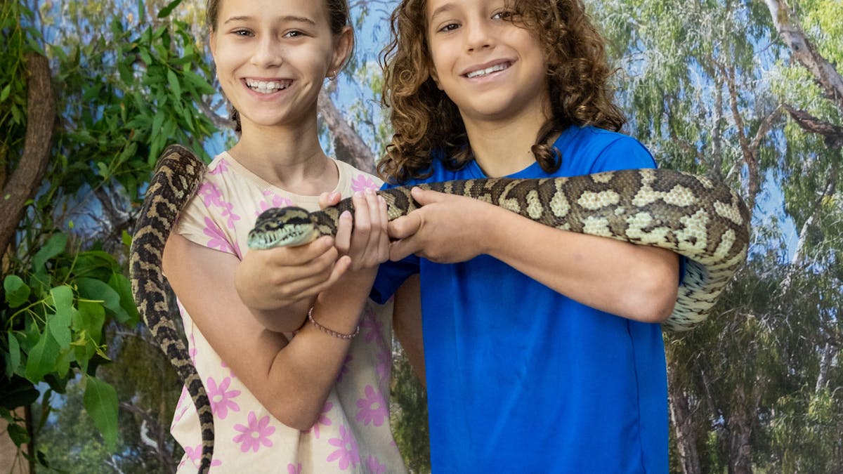Take the opportunity to purchase an optional Python holding photo.  Additional cost applies.