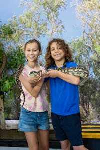 Take the opportunity to purchase an optional Python holding photo. Additional cost applies.