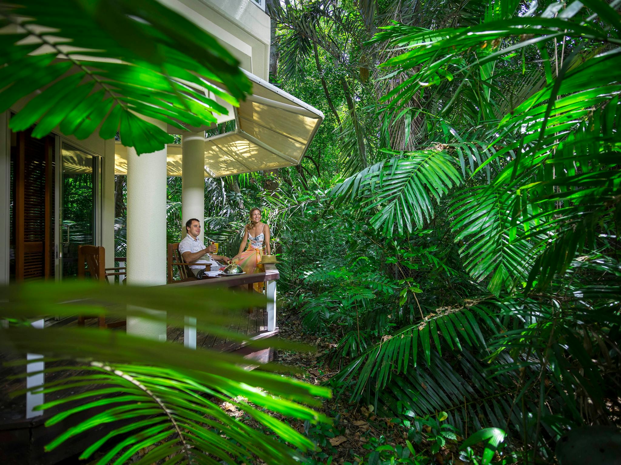 Island Suite with rainforest balcony view Island Suite with rainforest balcony view