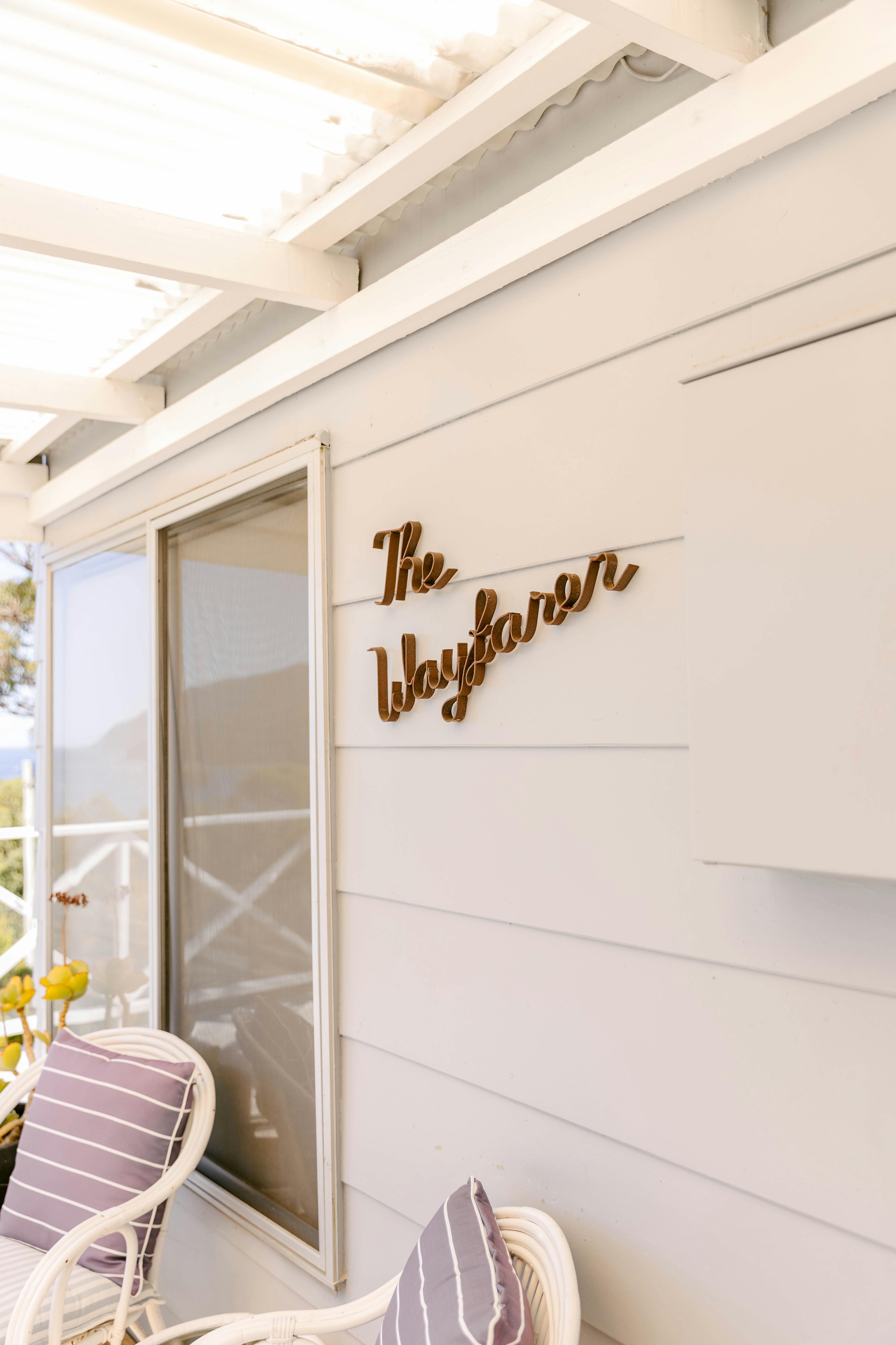 About to walk onto front deck