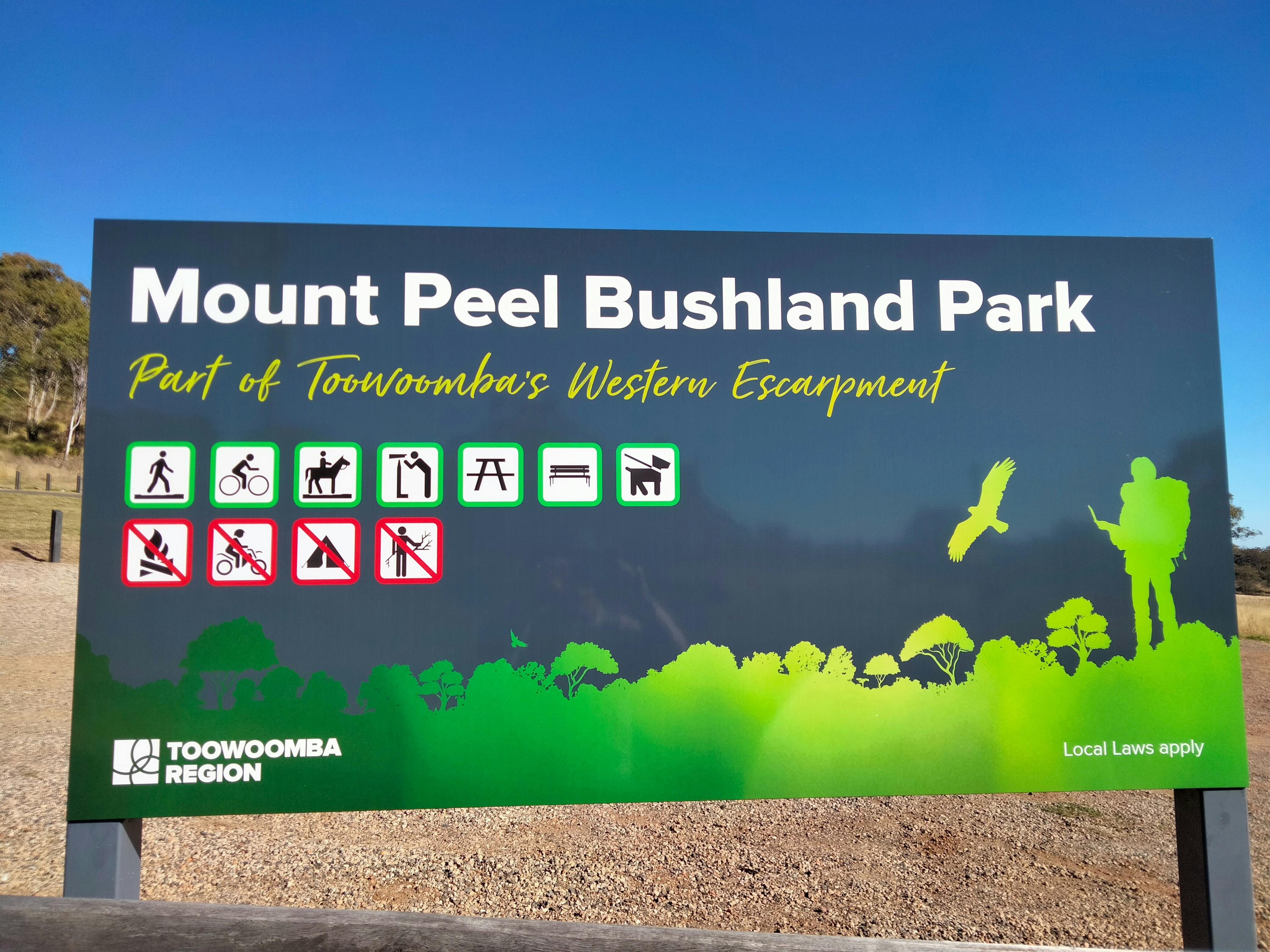 Mount Peel bushwalking, mountain biking and horse-riding trails
