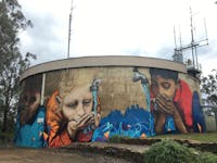 Image: Willans Hill Water Tower Mural