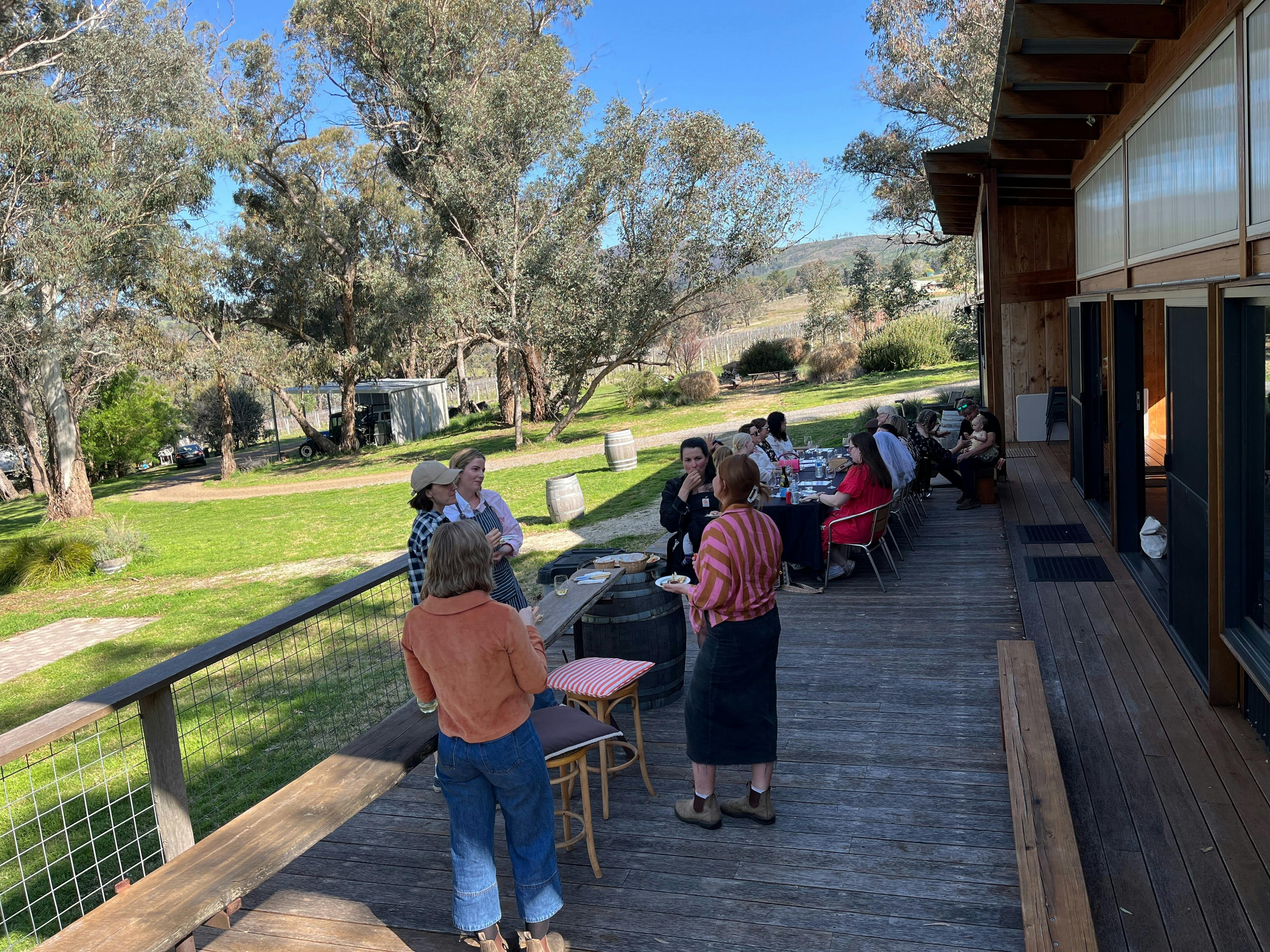 데크에서 포도원까지 멋진 전망