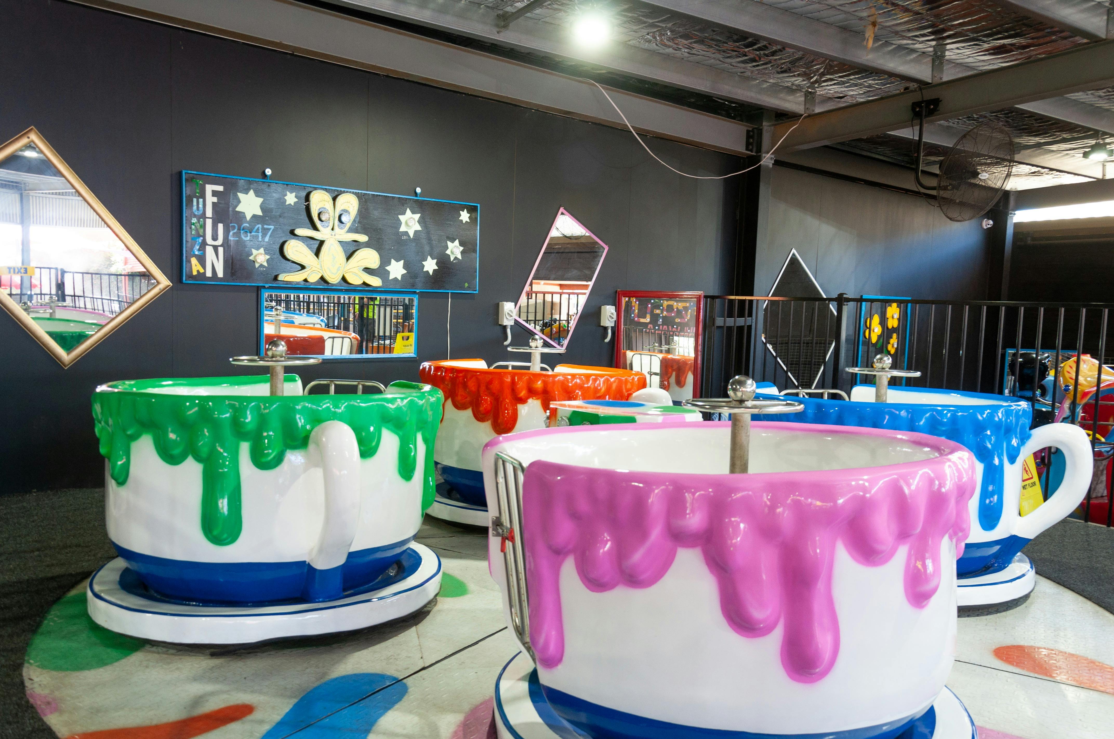 4 cups from Alice in Wonderland.erland.