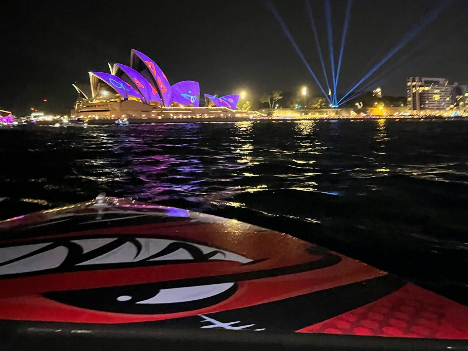 Oz Jet Boating - VIVID Sydney Sightseeing Cruise