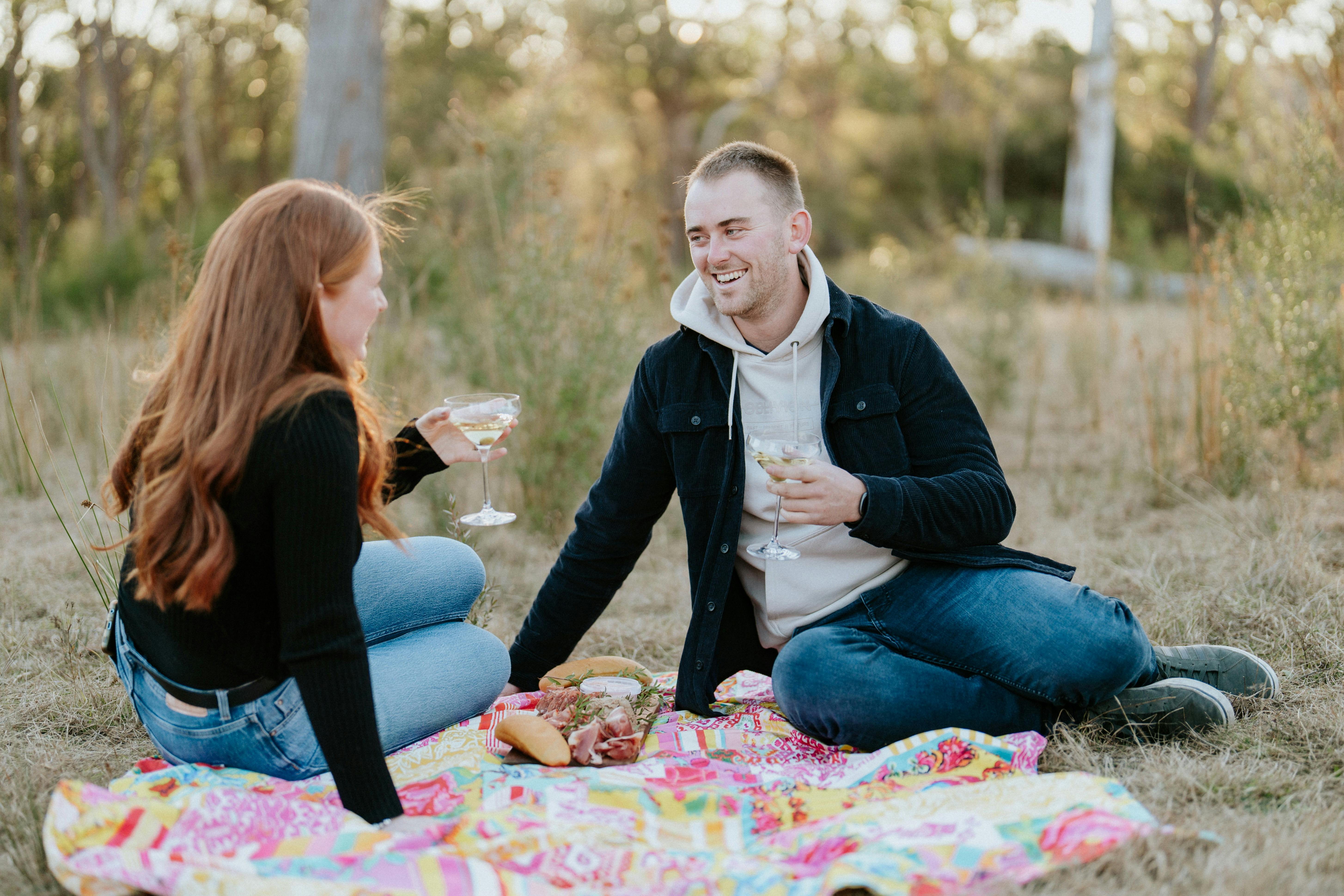Private picnic and cocktails at Scribbly Farm