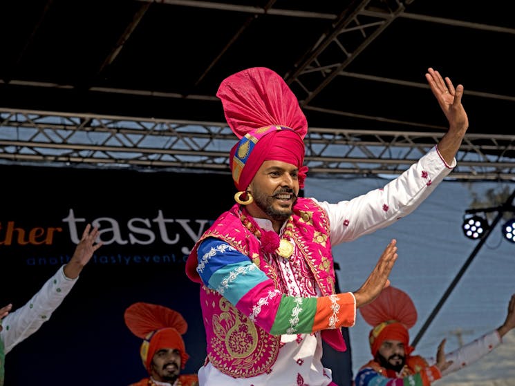 Bhangra Dancing