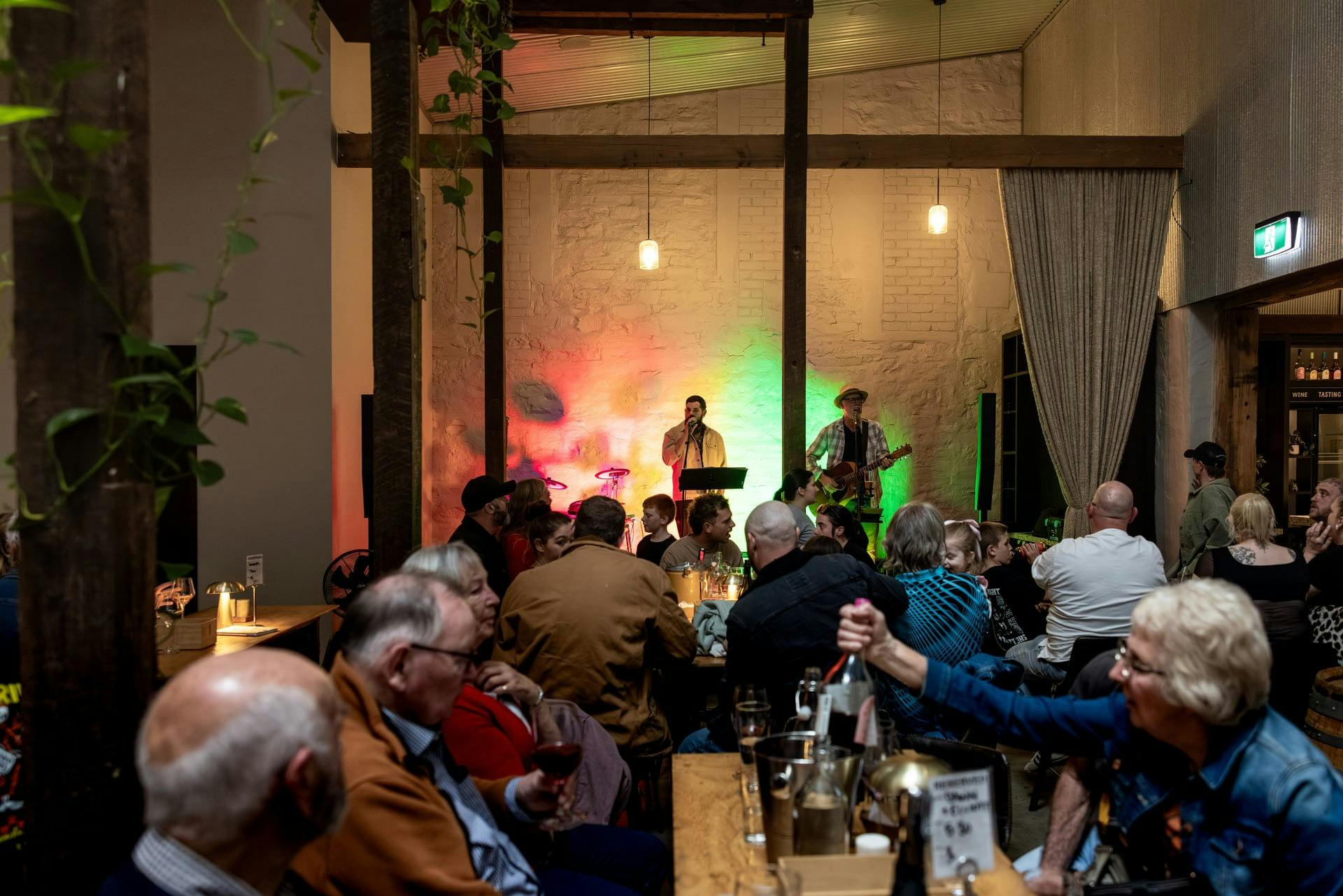 Live music at Old Mill Brewery in Tanunda with Curfew performing after the 2026 AFL Grand Final.