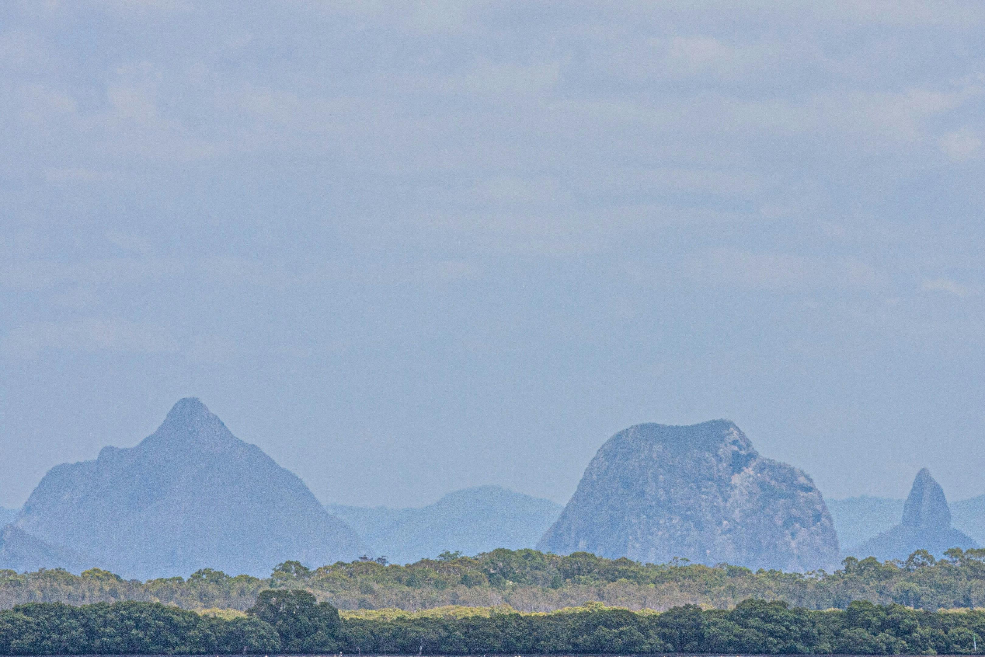 Glasshouse Mountains view Pumicestone Passage