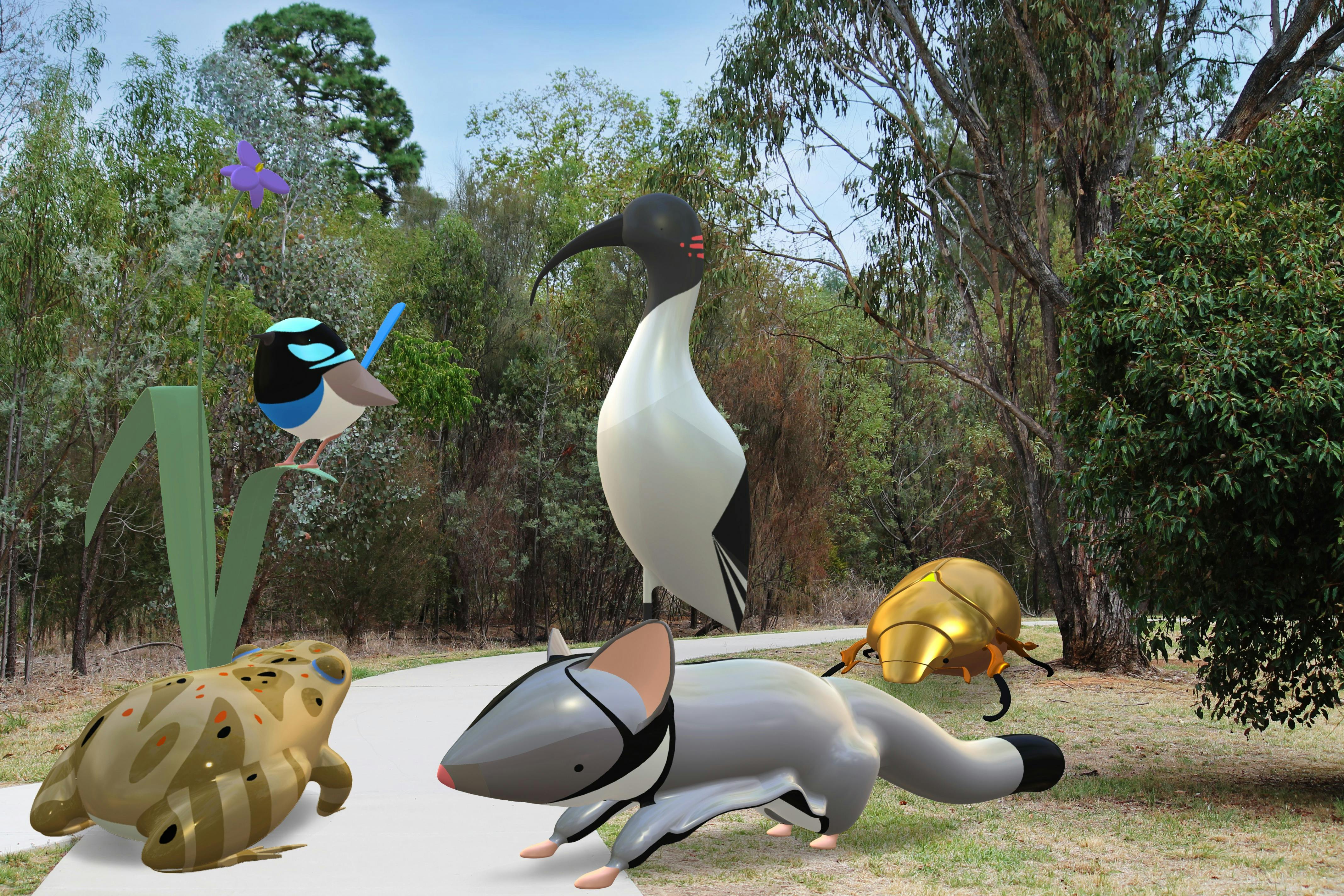 Wonder walks AR animals