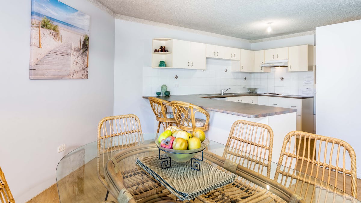 Dining and kitchen