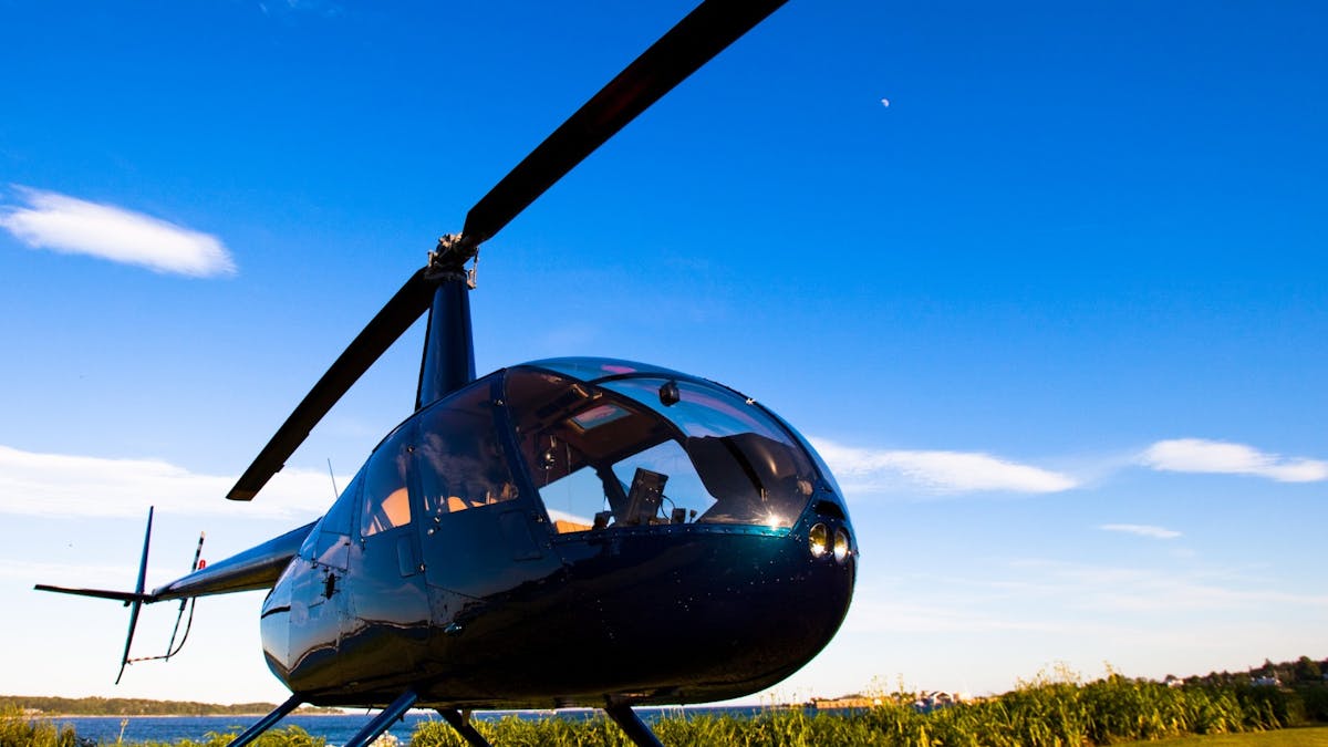 Your Robinson R44 Helicopter ready for take-off!