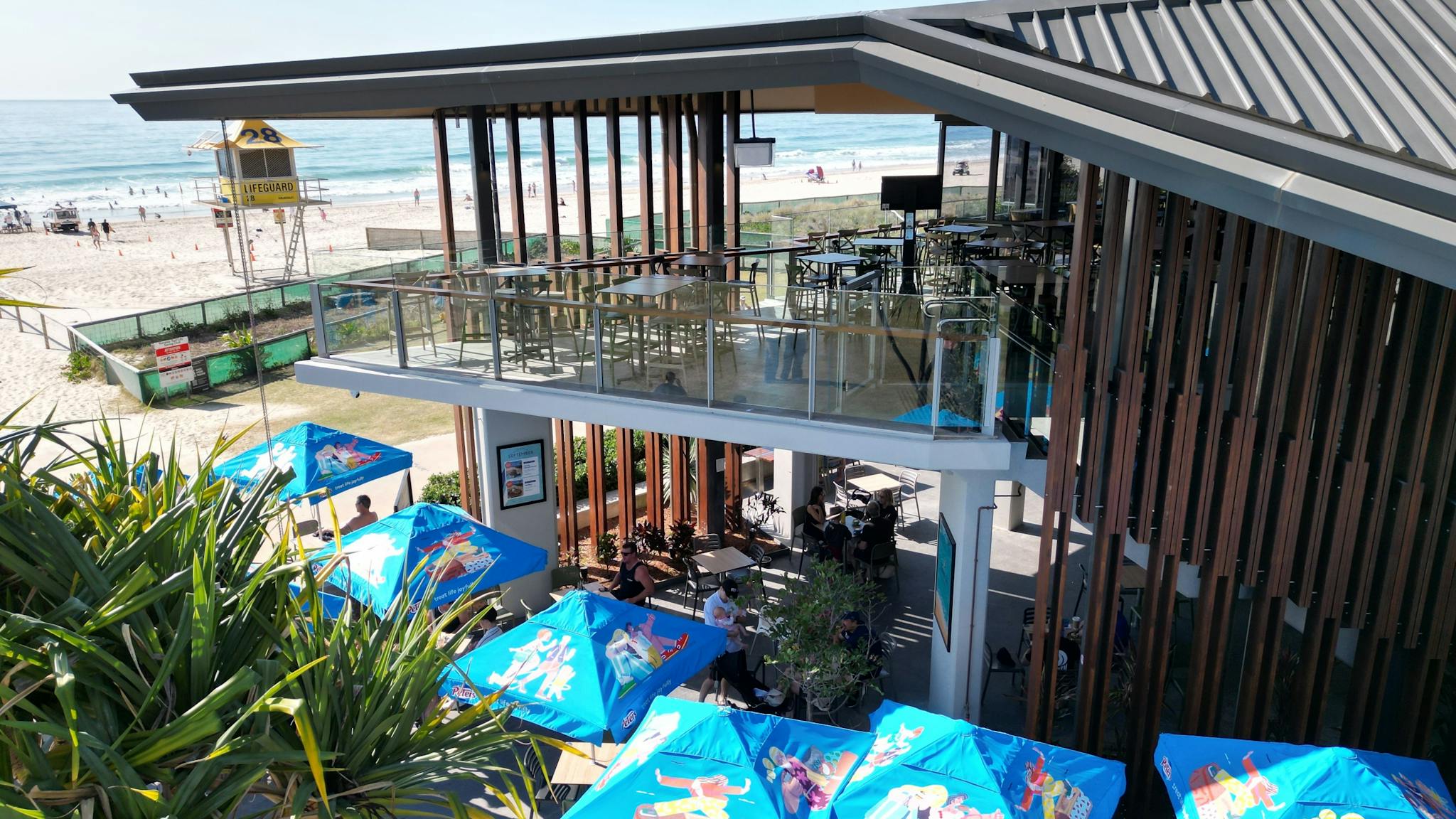 Kurrawa Surf Club deck Kurrawa Surf Club deck