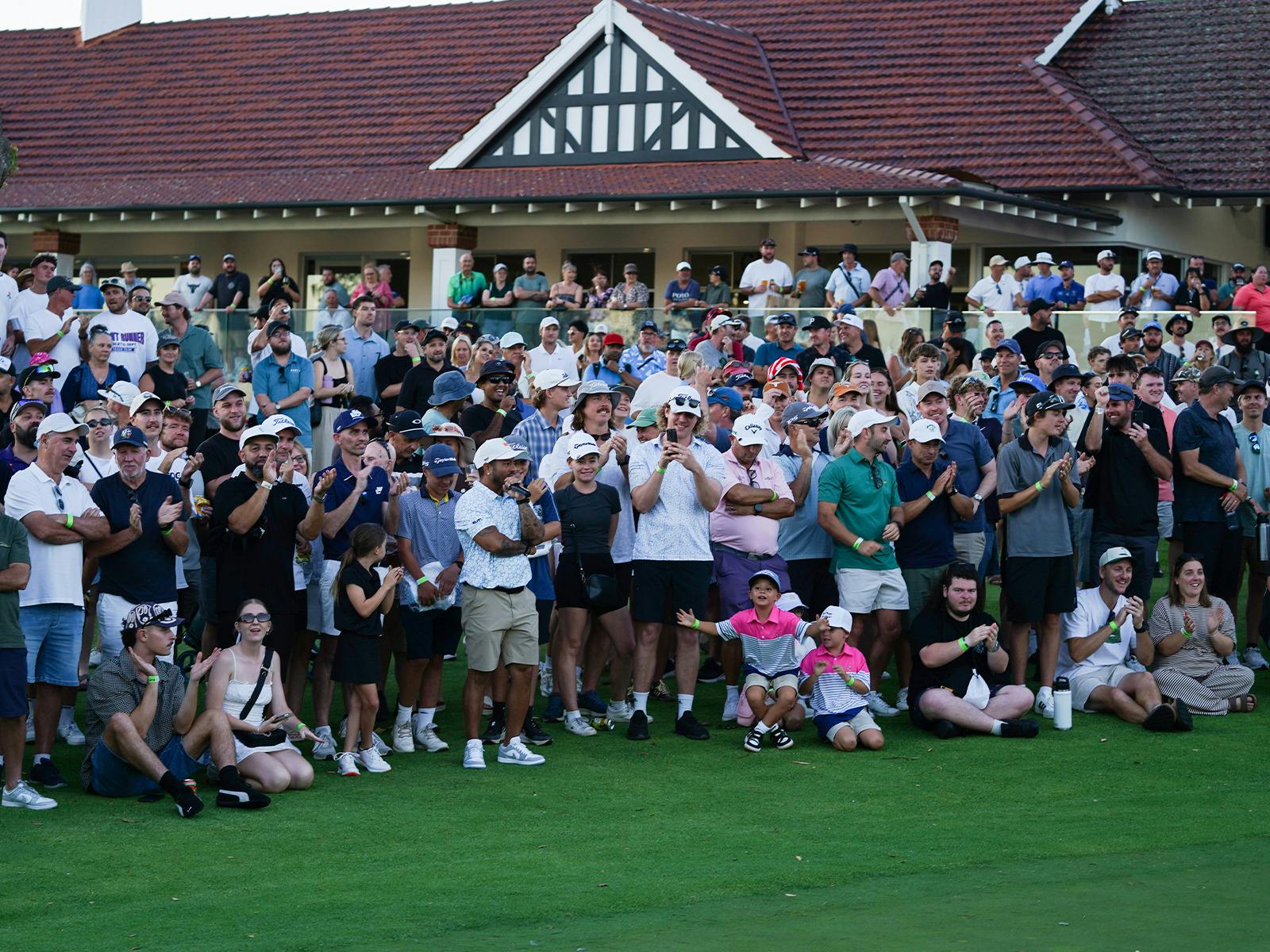 Crowd Around Stadium Hole