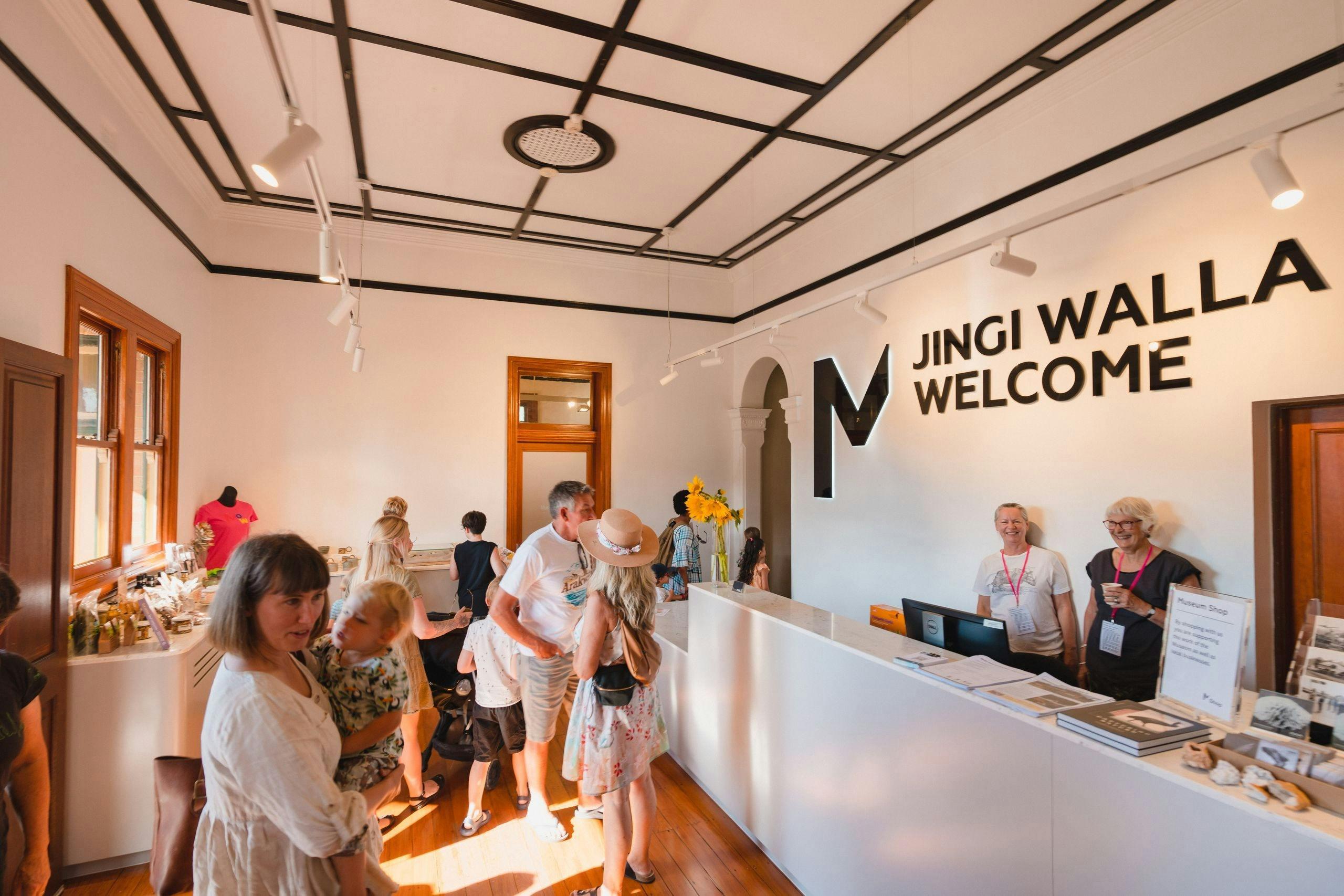 Museum reception area and Shop