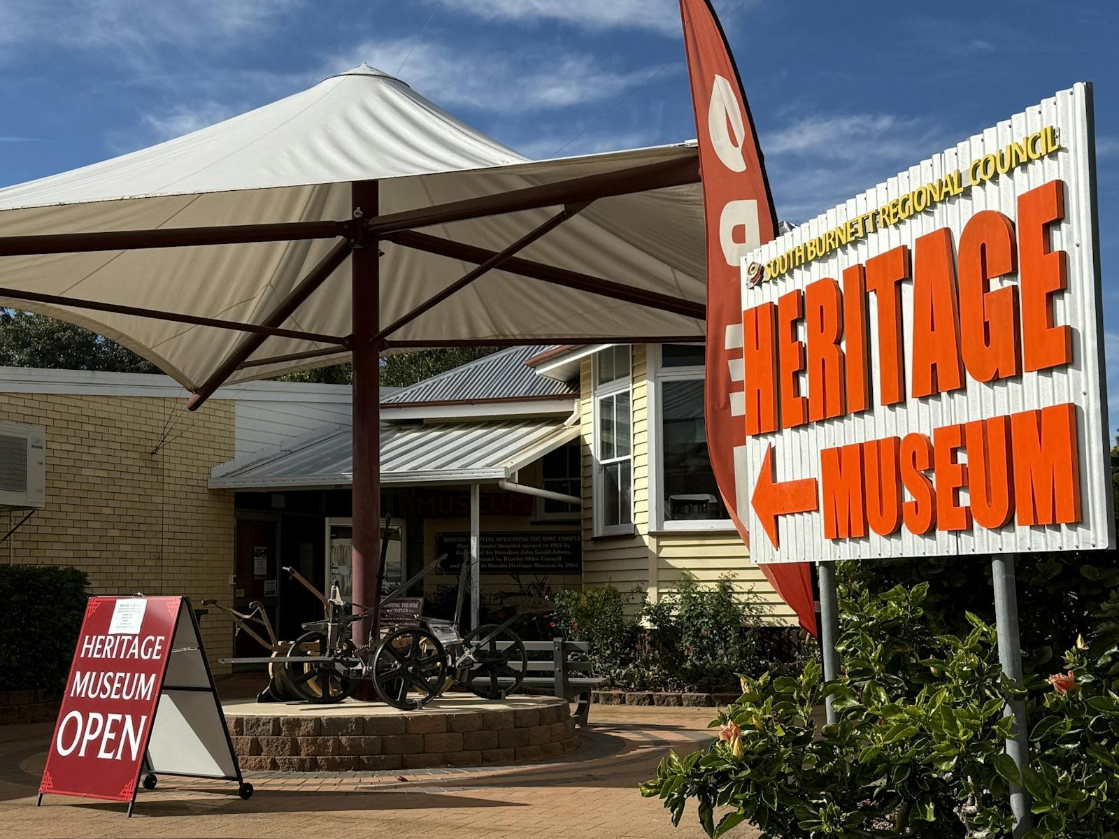 Wondai Heritage Museum buildings and signs Wondai Heritage Museum buildings and signs