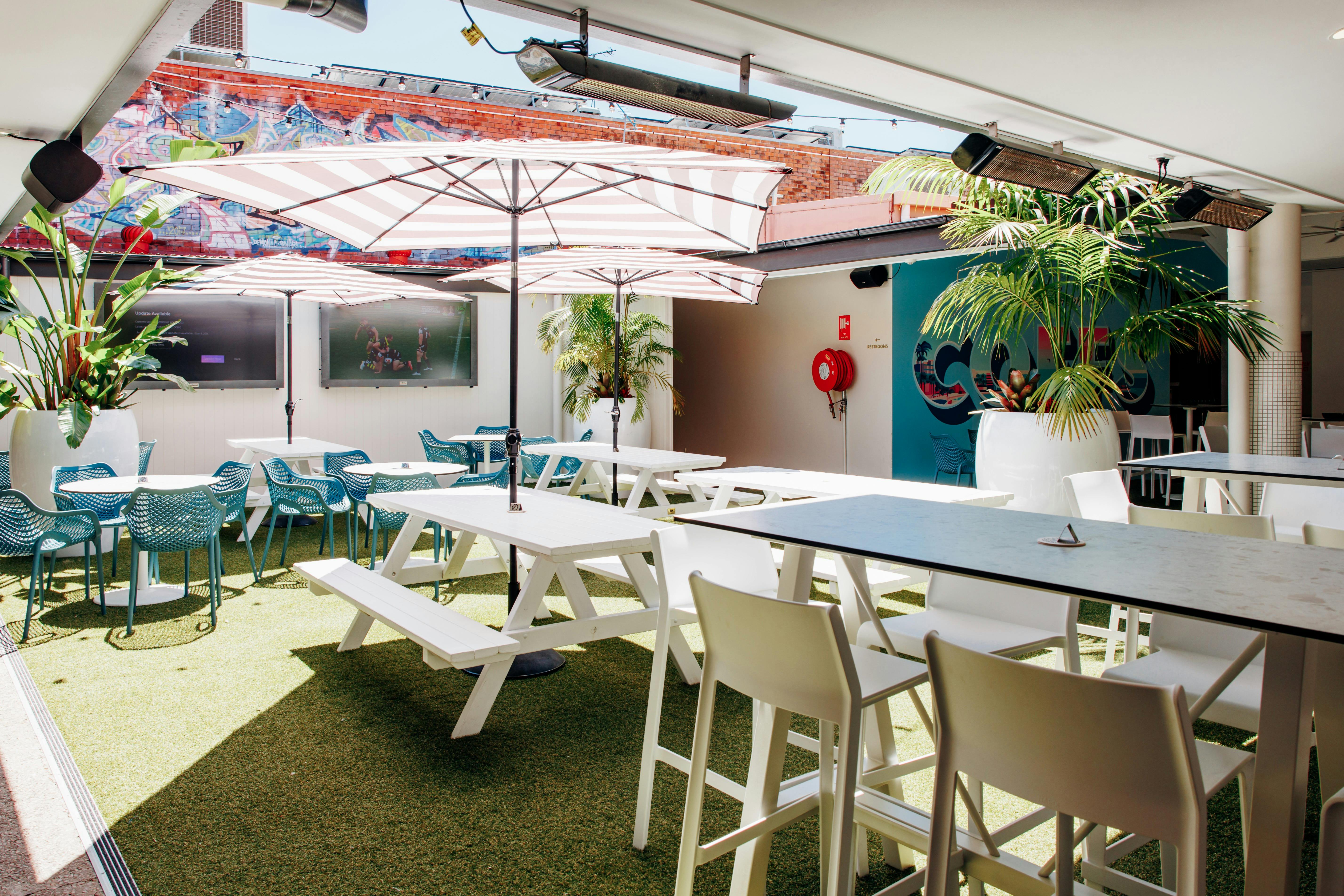 beer garden
