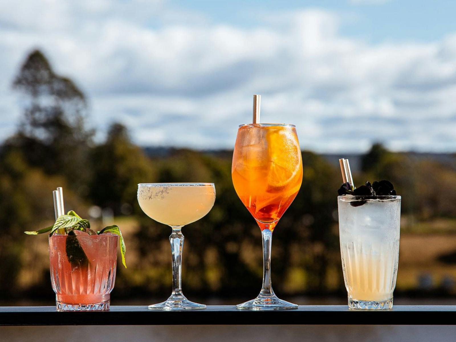 drink sitting on a ledge