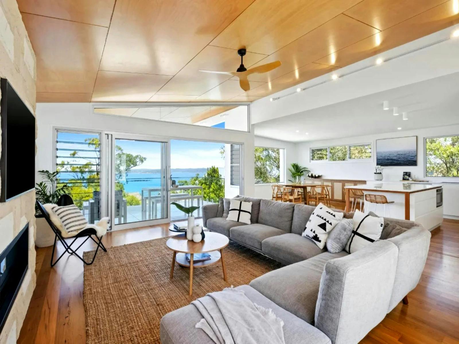 Bright, open-plan interiors with dual living areas for versatile and spacious living