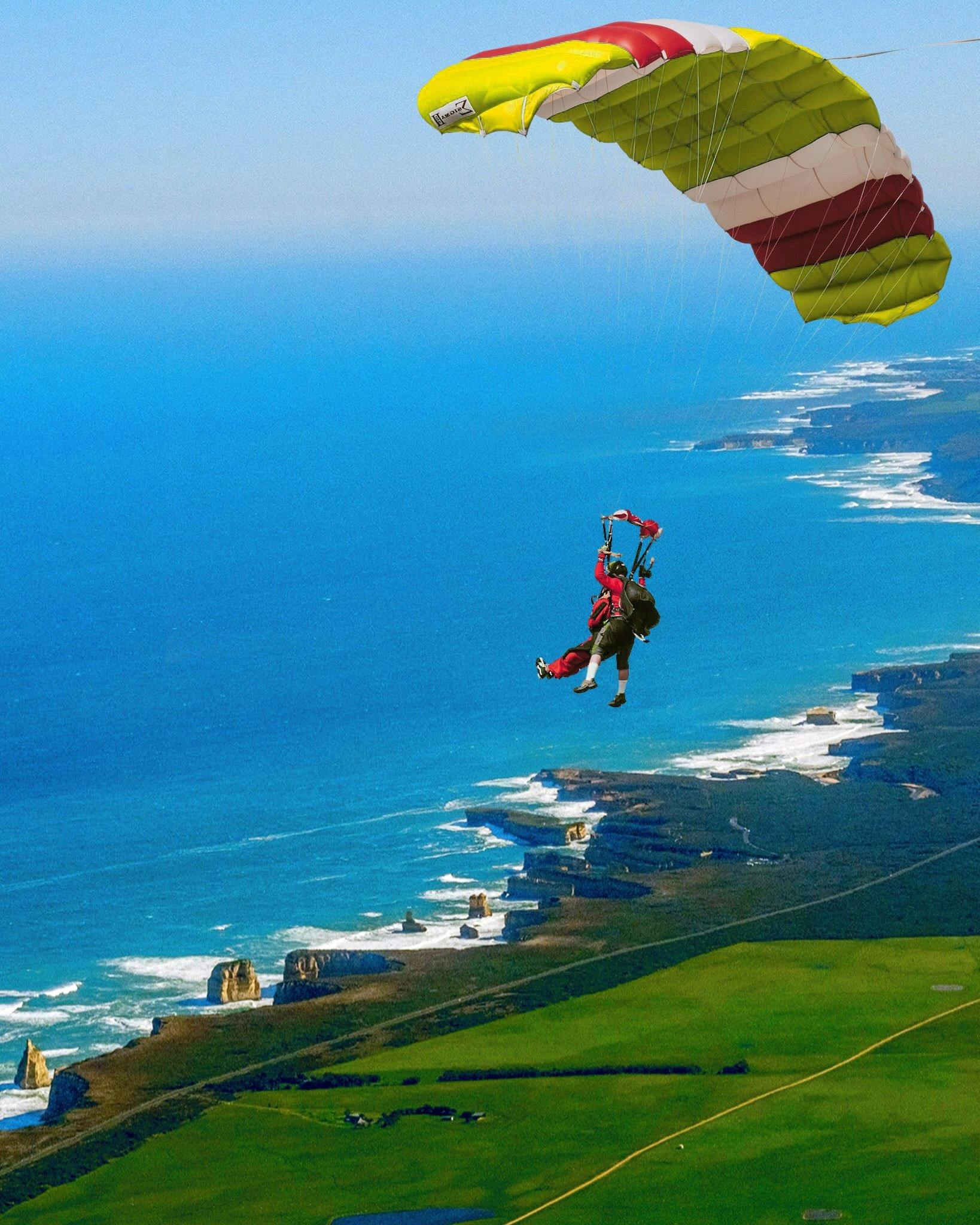 The true Great Ocean Road skydive experience