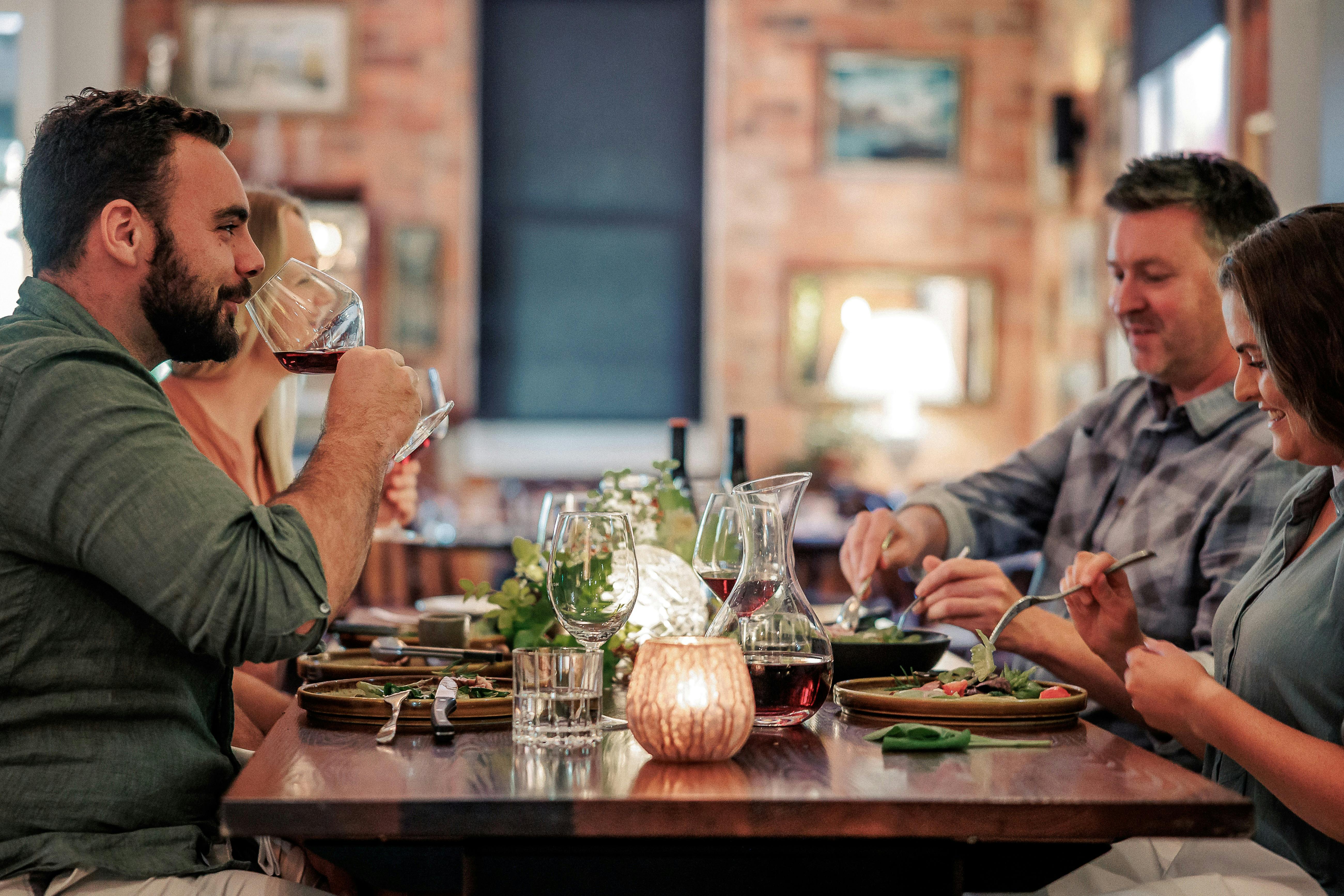Dining room at hotel