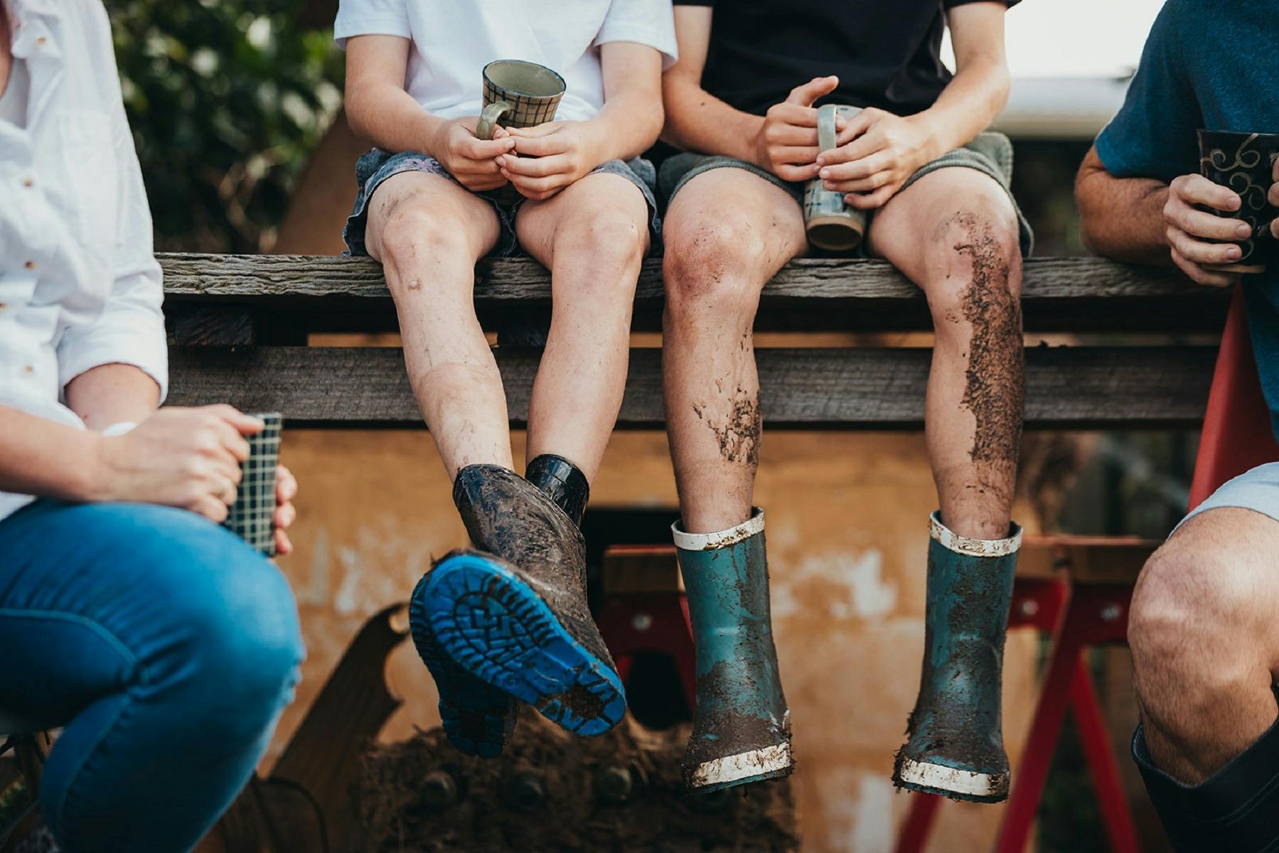 Morning team at Purple Pear Farm