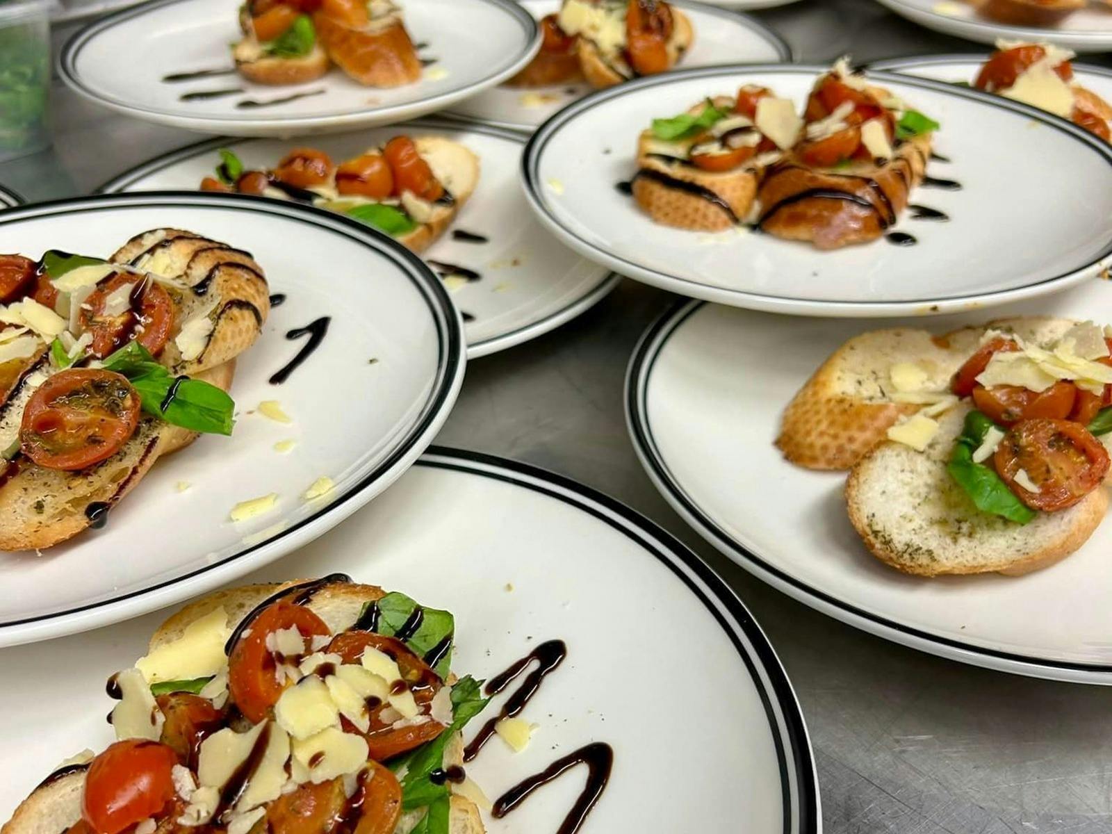 Entree ready to serve