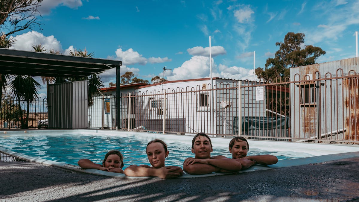 family time, relax, slow down, pool,