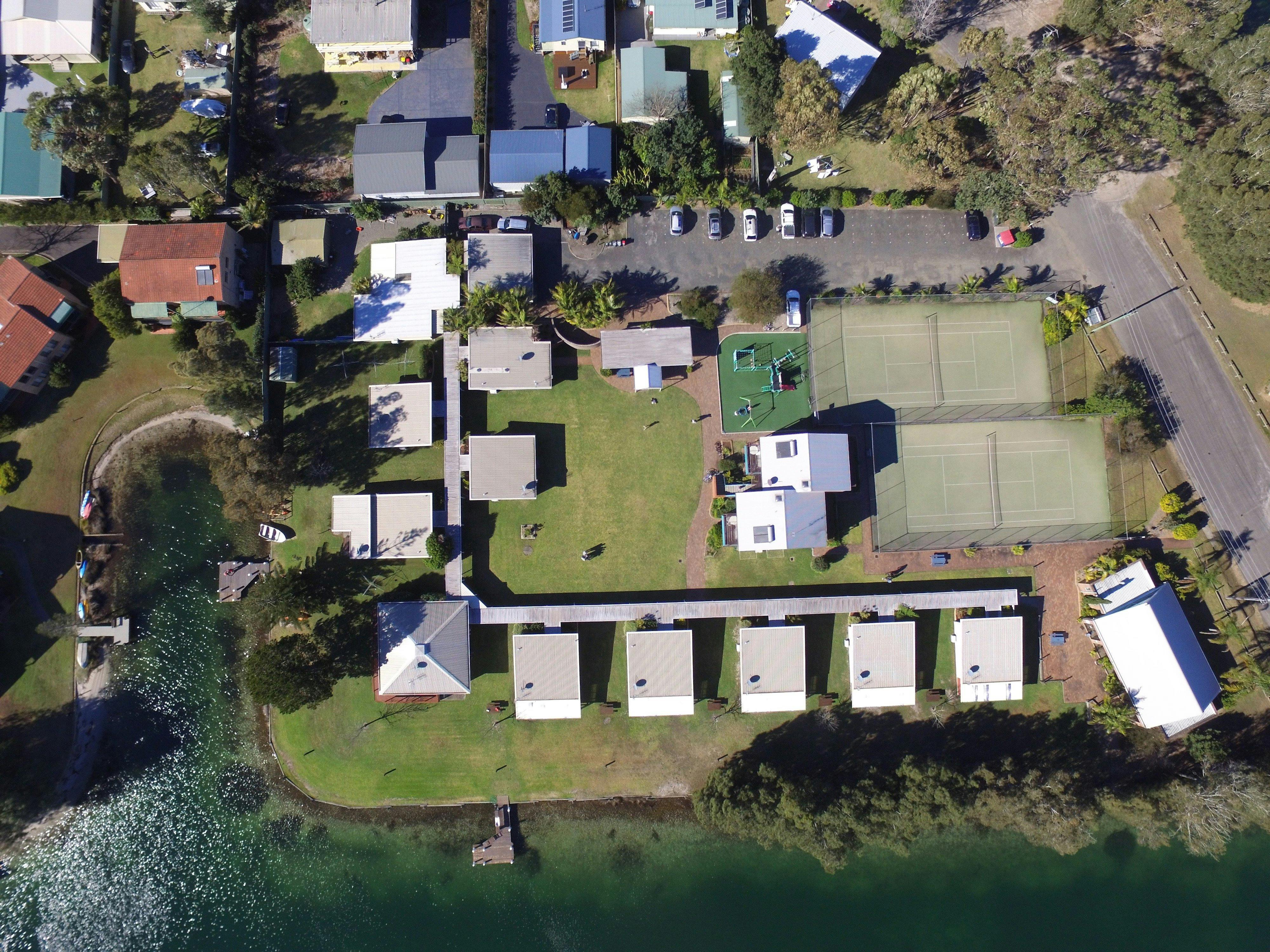 Resort layout up high