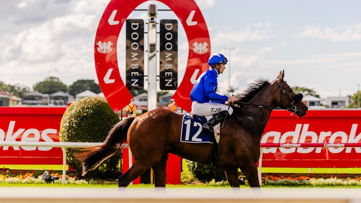 Winning Post at Doomben Racecourse