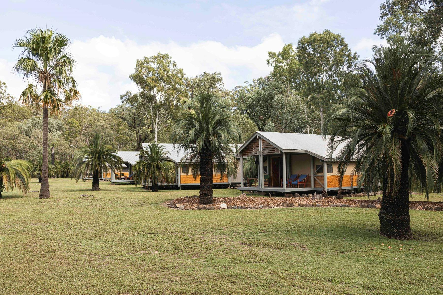Safari style cabins at Carnarvon Gorge