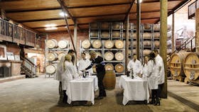 Church Block Blending in Wirra Wirra's old cellars