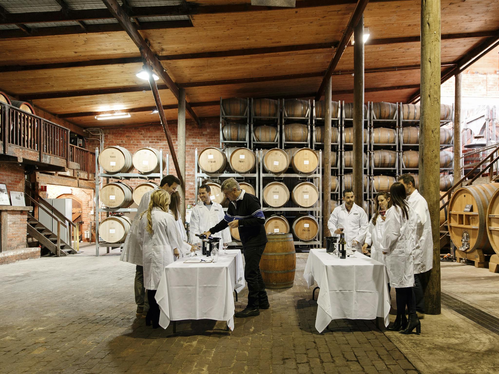 Church Block Blending in Wirra Wirra's old cellars