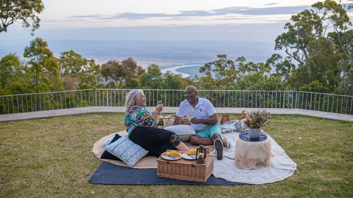 Picnic at Mount Archer Summit