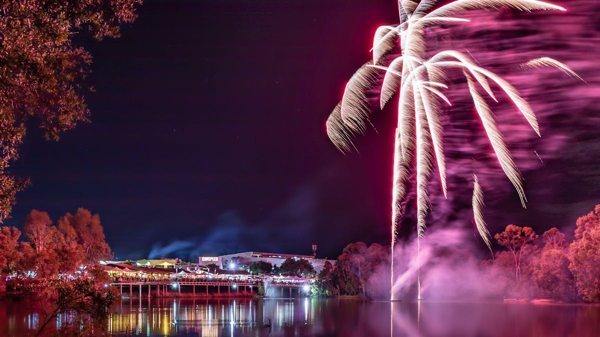 Fireworks at Victoria Point Lakeside