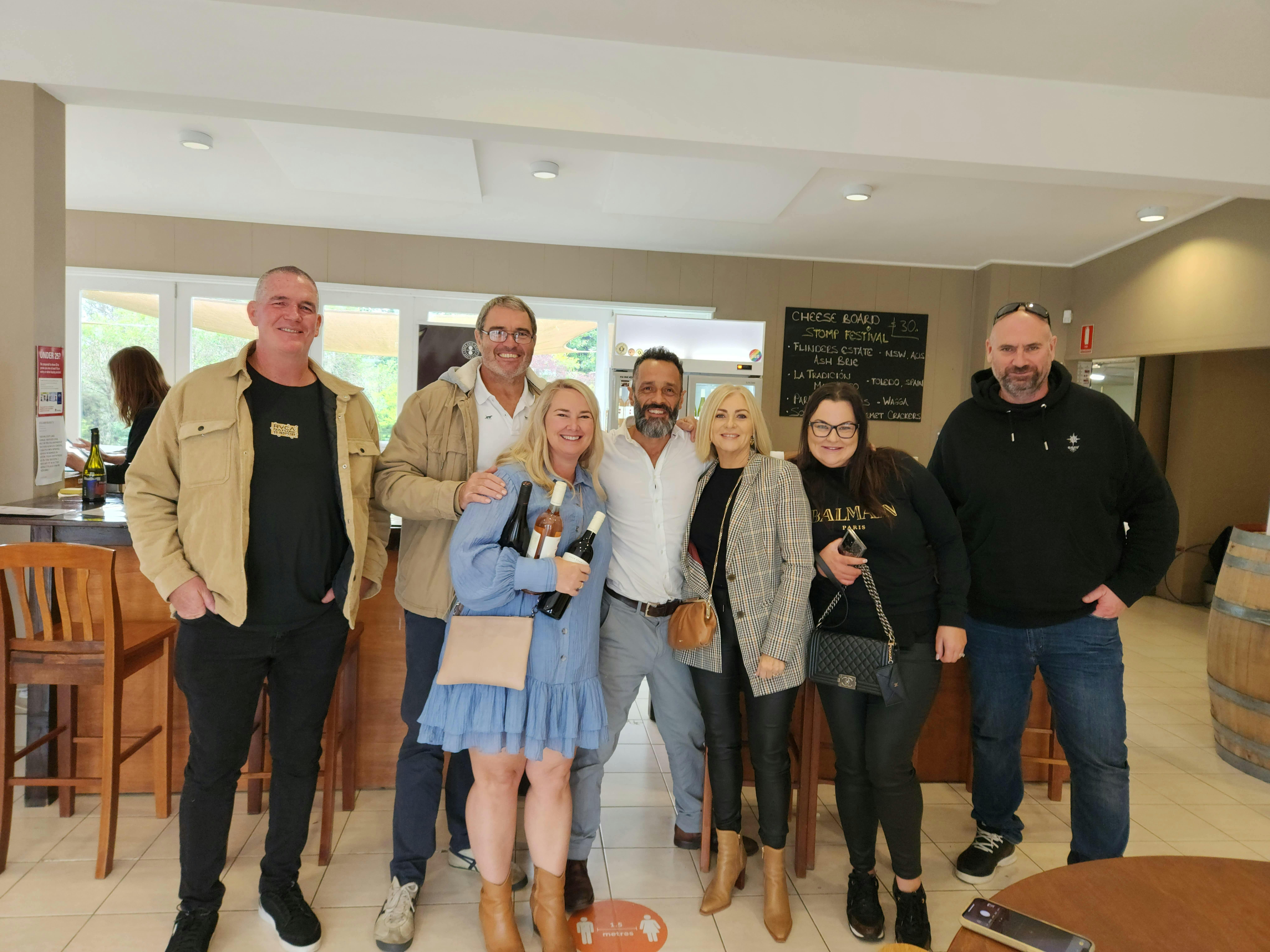 Photo of tour group at Eden Road Winery2-min