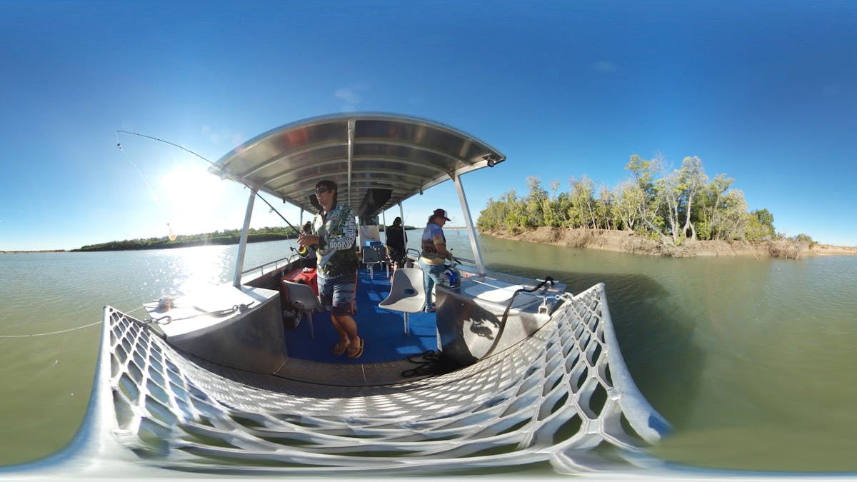 360 Shot of Fishing Vessel