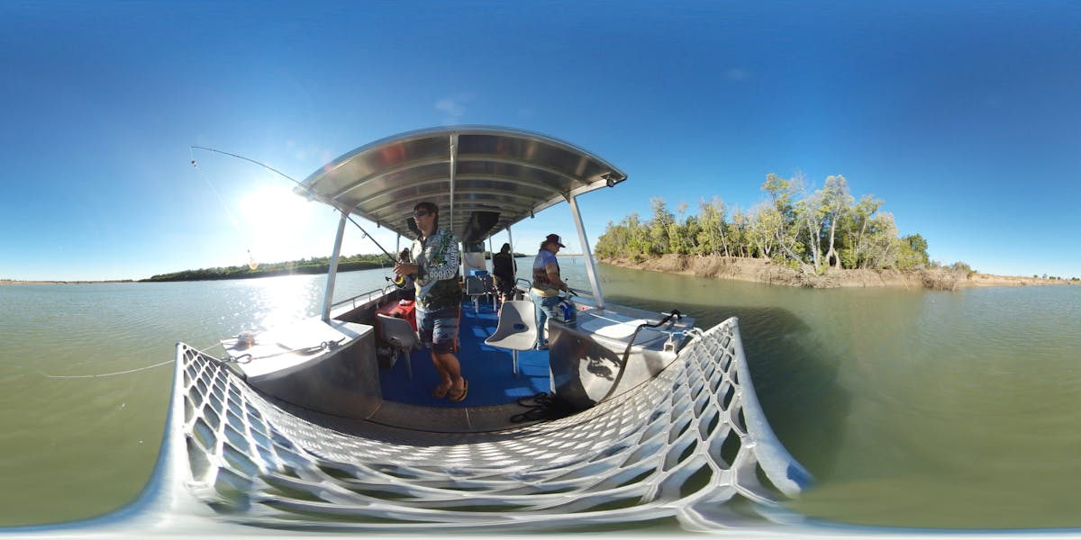 360 Shot of Fishing Vessel