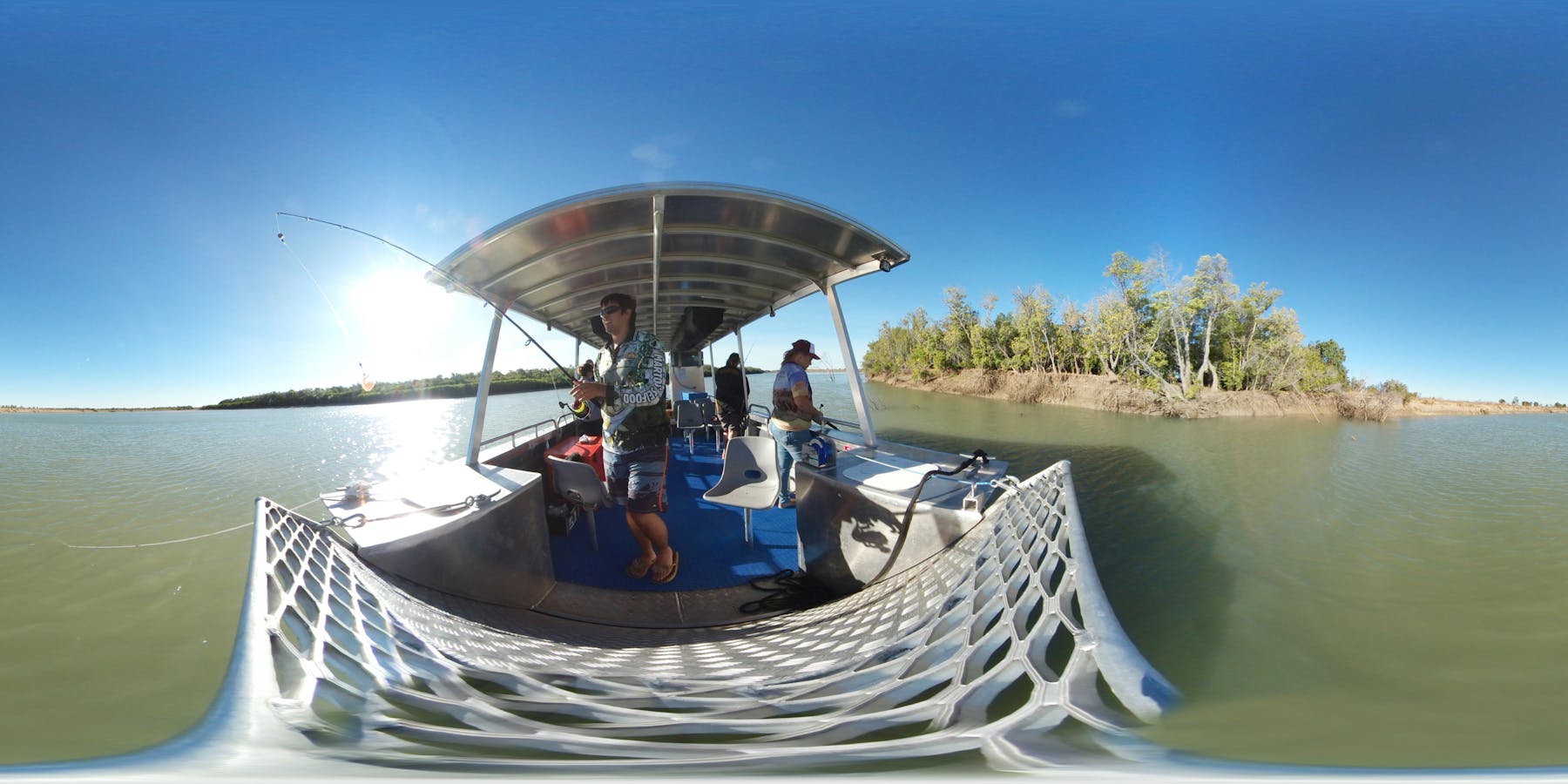 360 Shot of Fishing Vessel