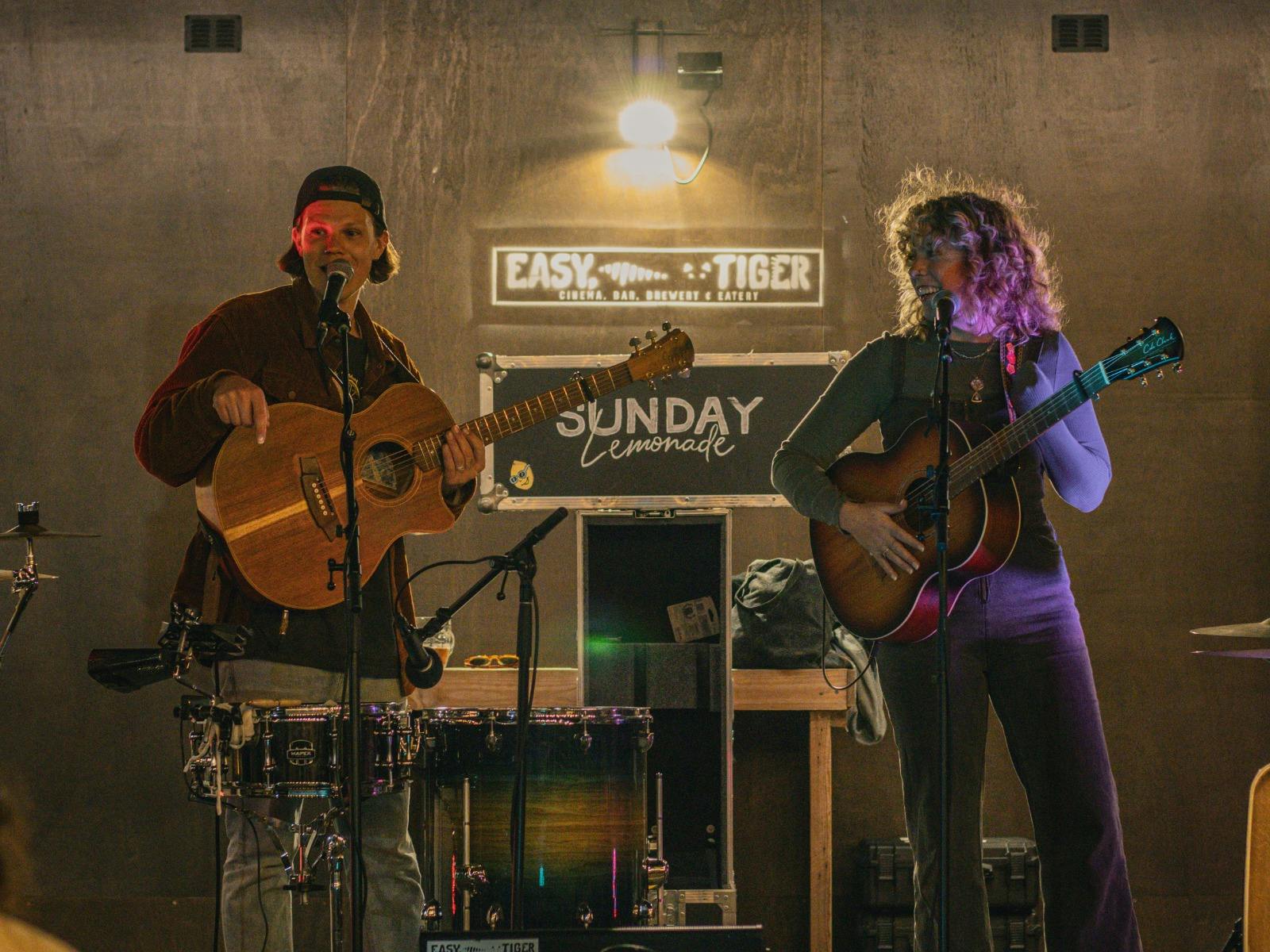 Sunday Lemonade performing at Easy Tiger’s Twilight Market in St Helens.