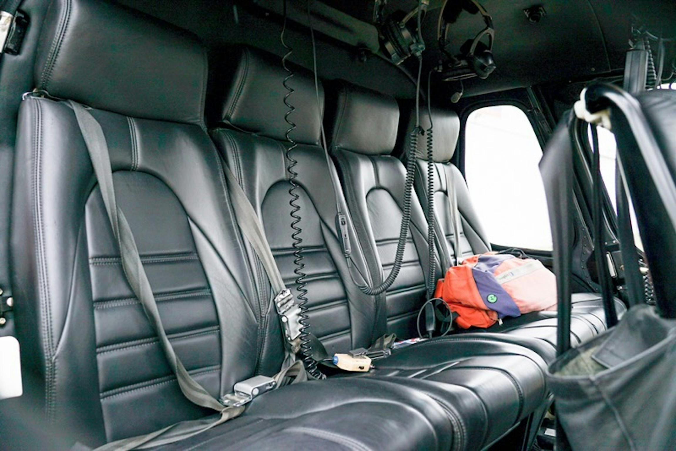 Leather seats, expansive views, StarLink equipped for immediate download of photos