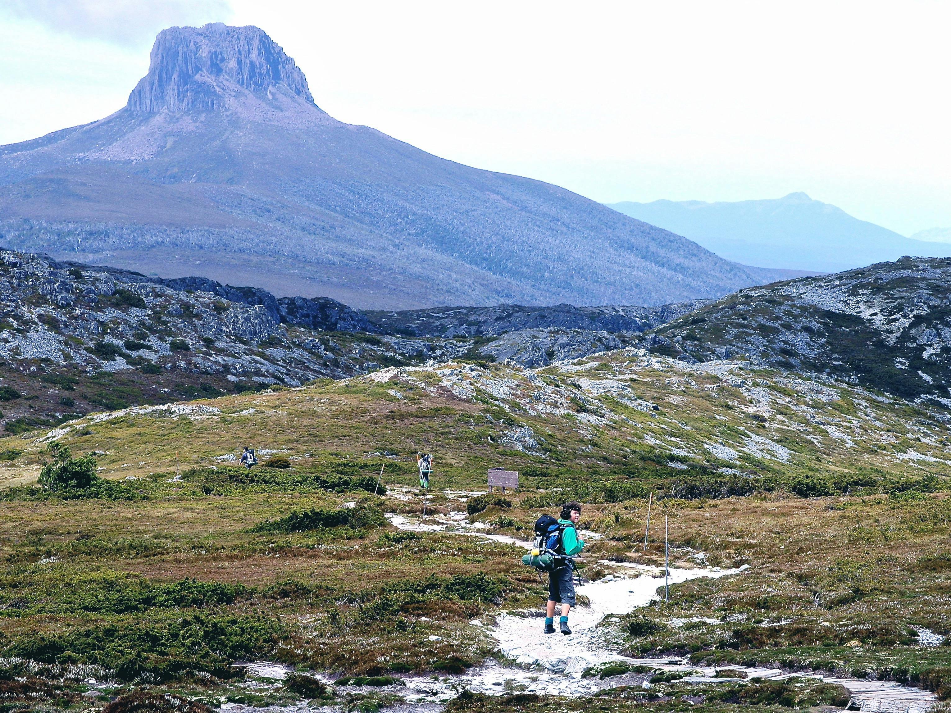 Barn Bluff from Overland Track Cradle Mountain