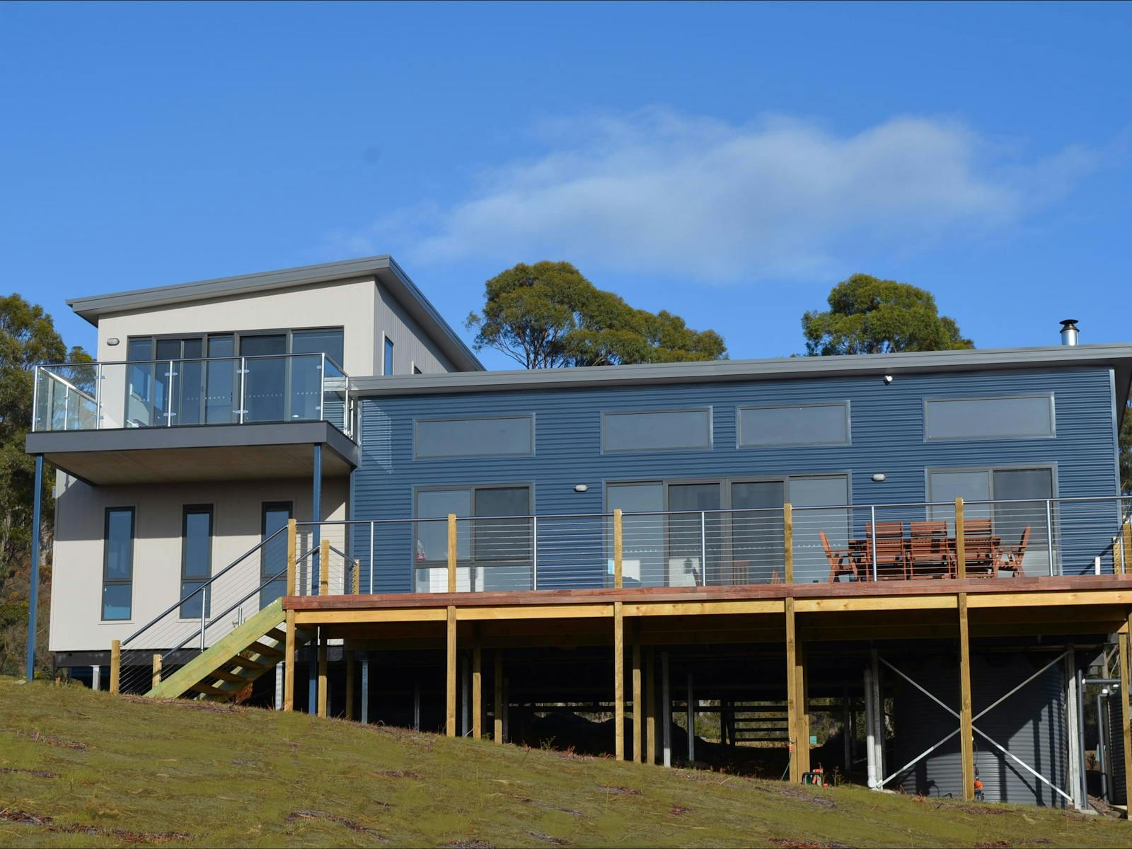 House from the front