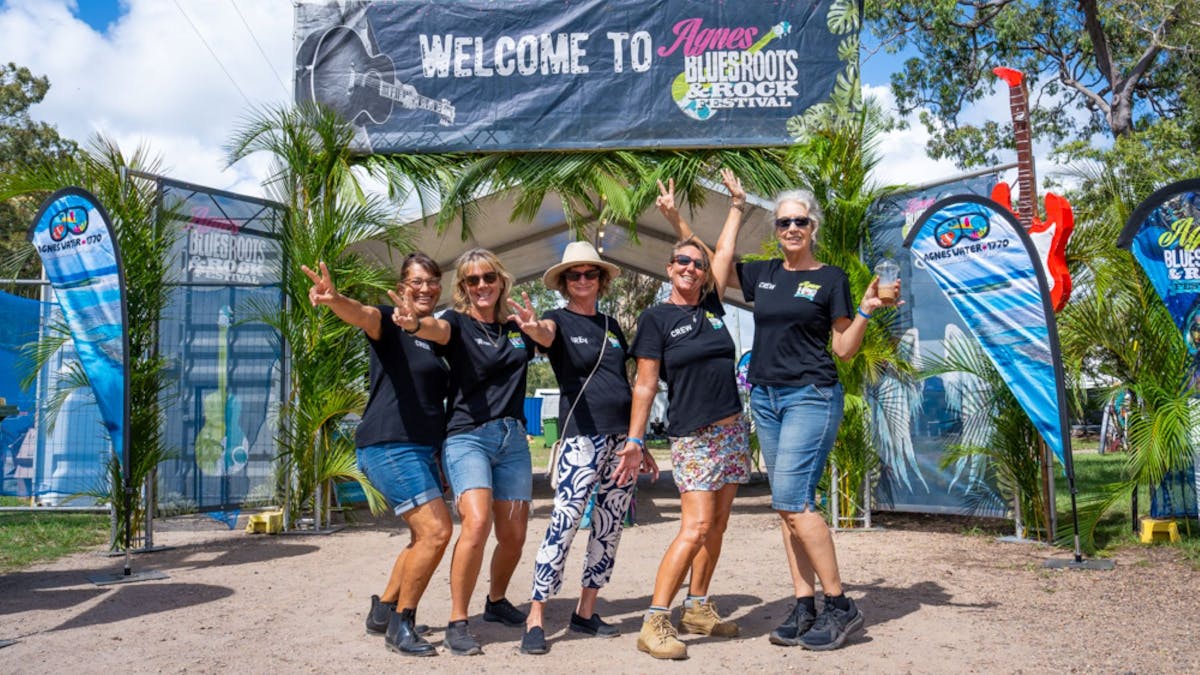 Agnes Blues Roots & Rock Festival 2026 volunteer welcome